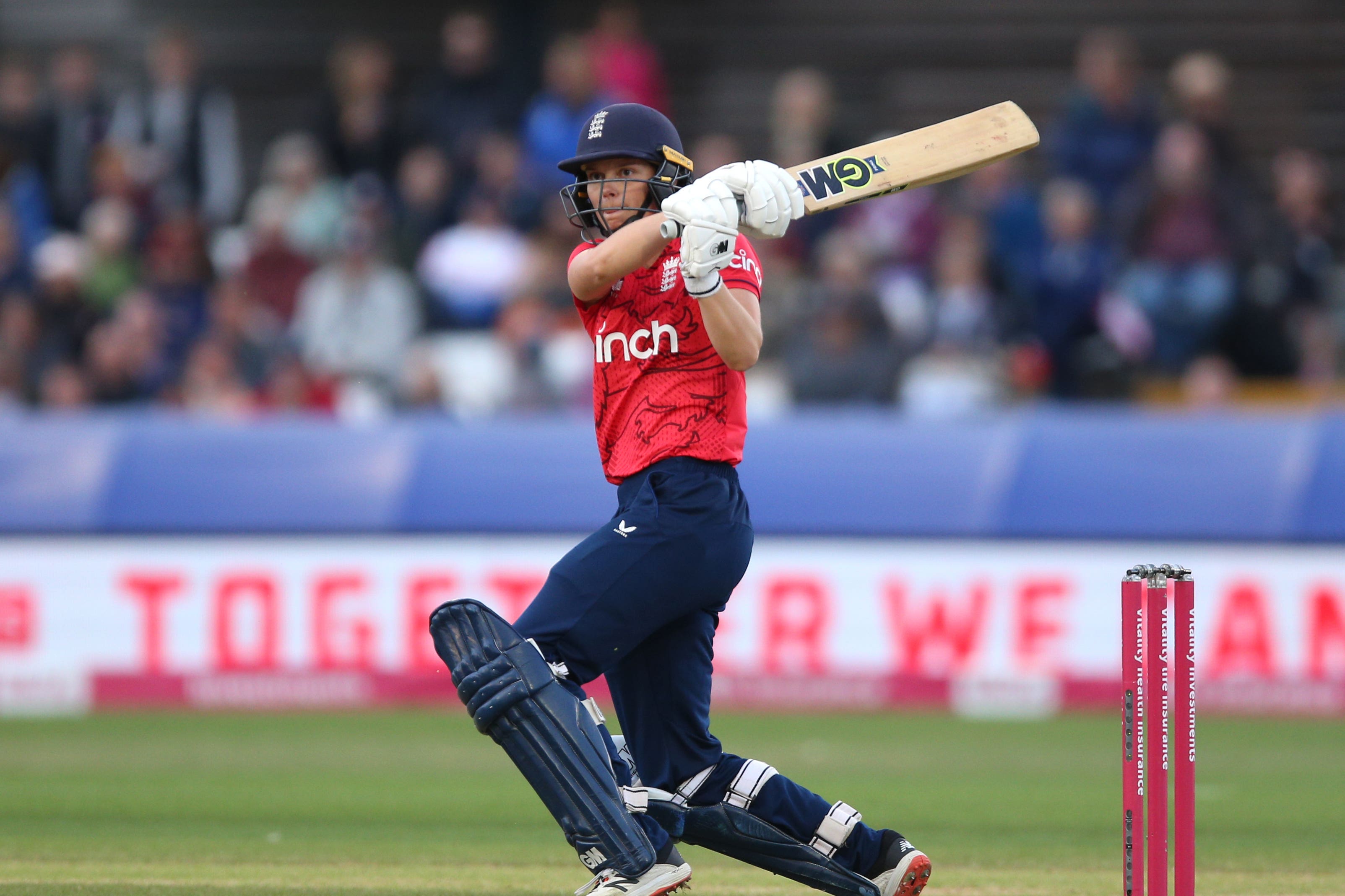 Amy Jones impressed against India (Nigel French/PA)