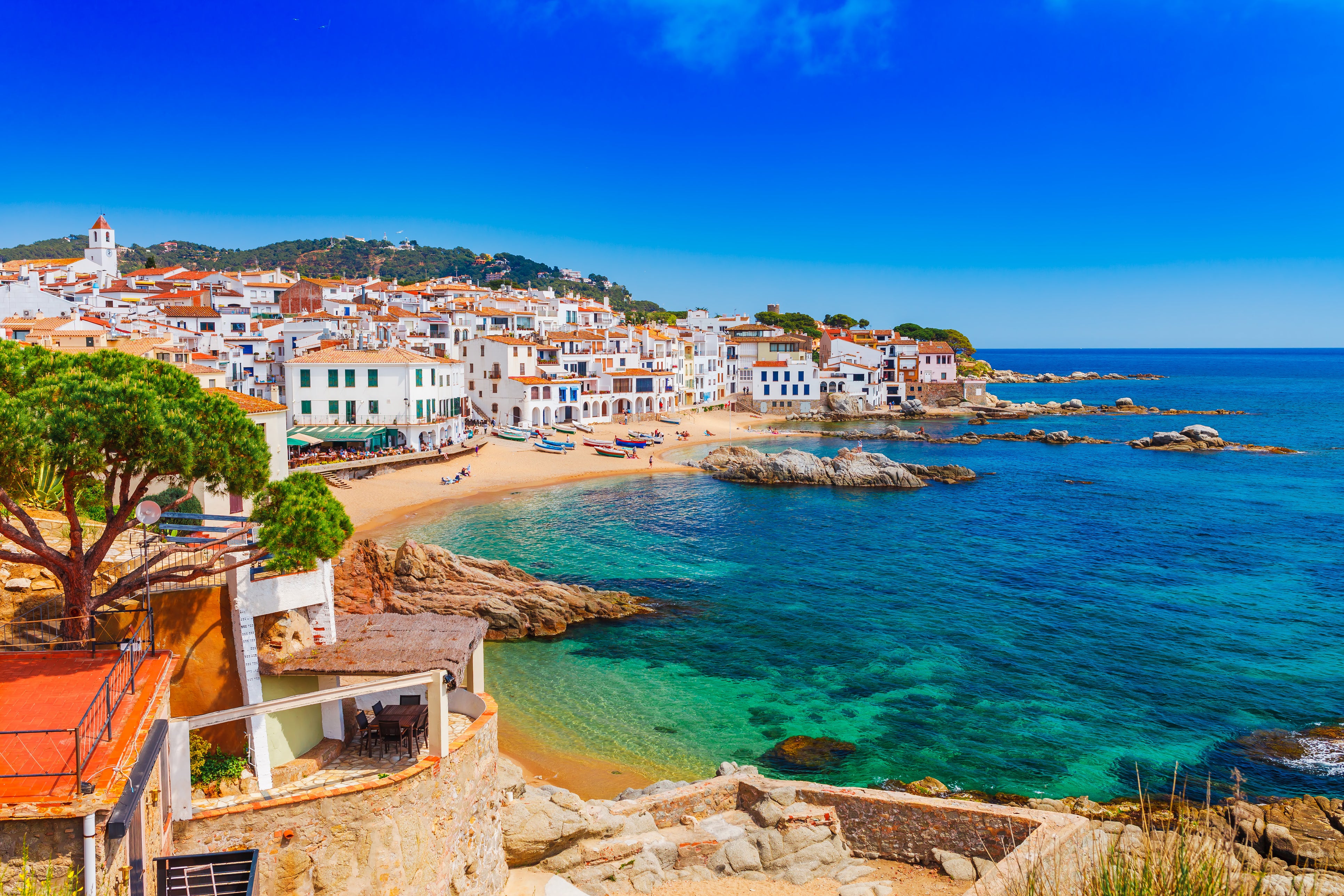 Calella de Palafrugell in Catalonia, Spain