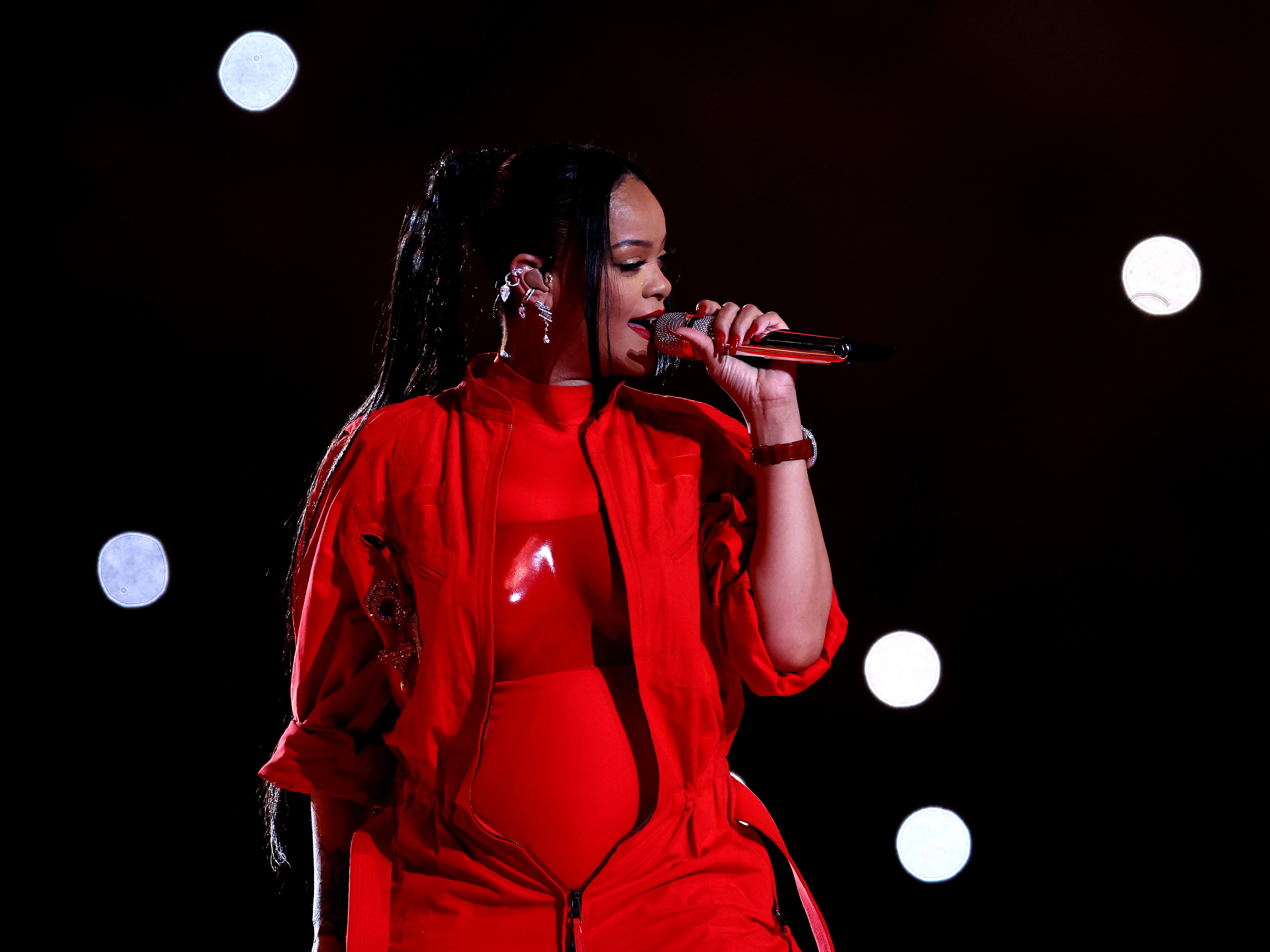 Rihanna’s father says he learned daughter was pregnant during Super Bowl halftime show