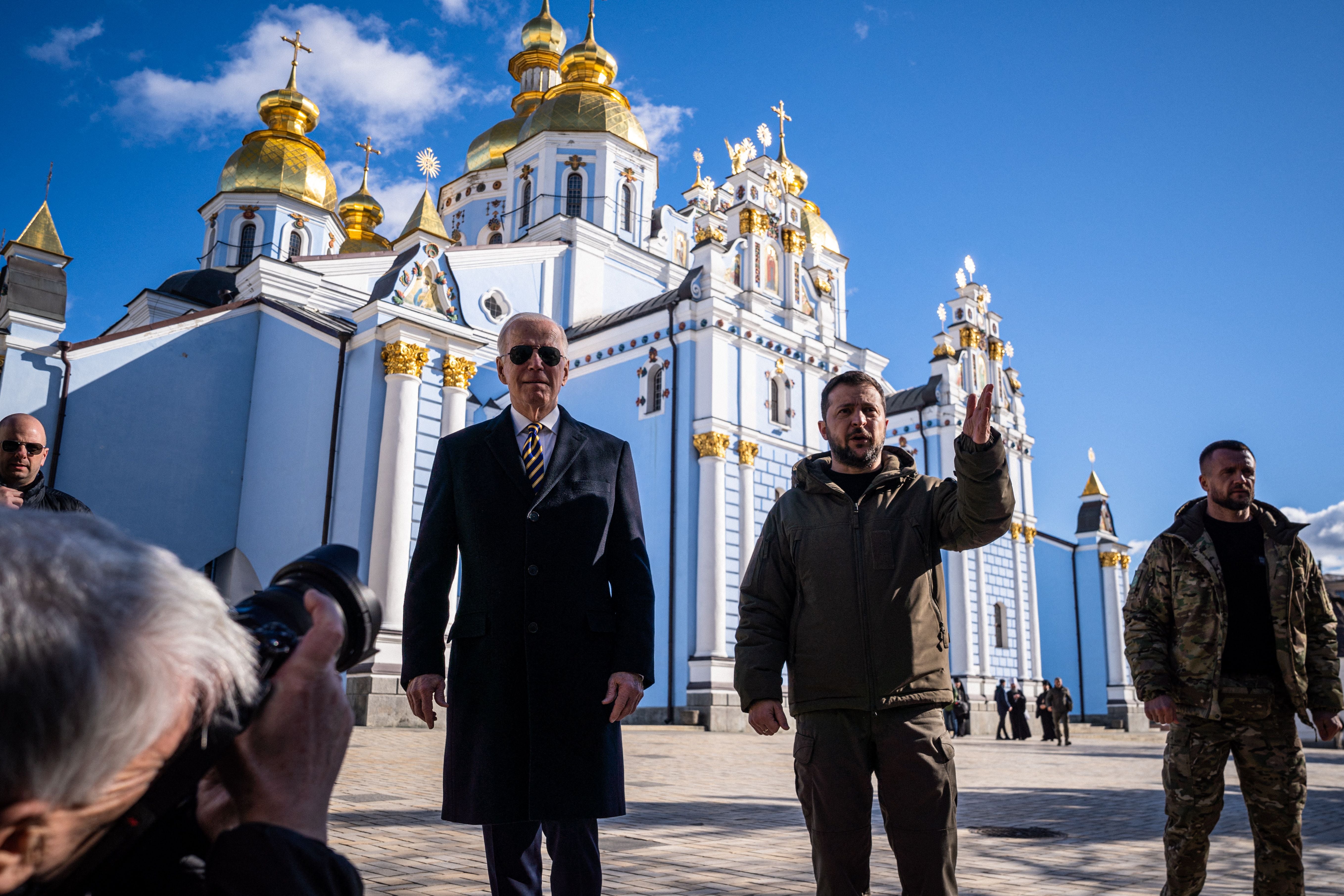 This was Biden’s first visit to Ukraine since Russia’s invasion