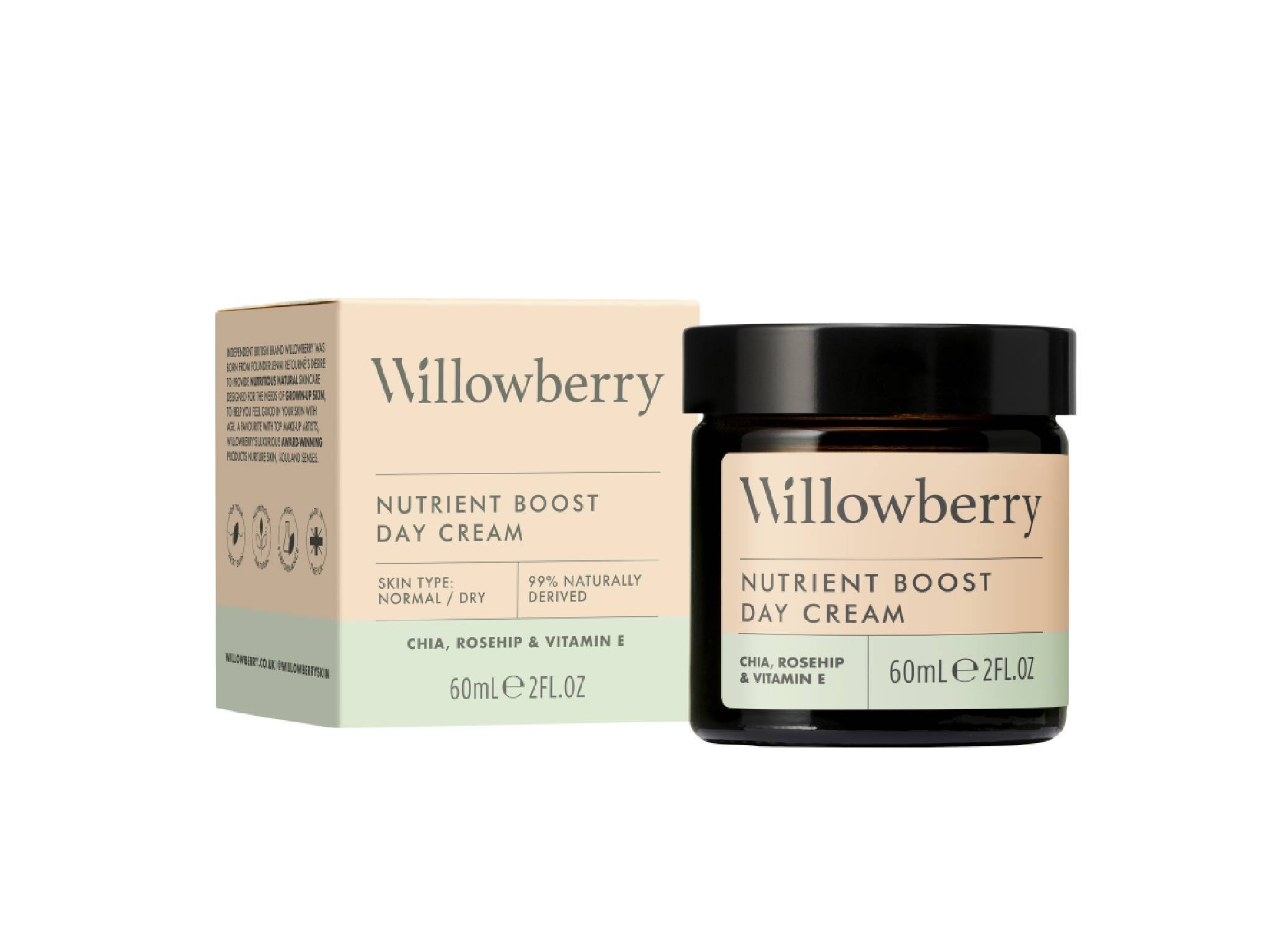 Willowberry Nutrient Boost Day Cream: £31.99, Willowberry.co.uk