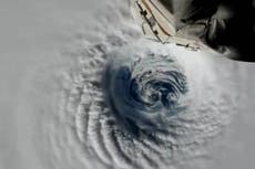 Incredible footage captures eye of storm from above as Cyclone Freddy moves towards Madagascar