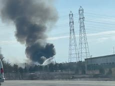 Huge explosion at Ohio metal factory kills one and injures at least 13 amid shower of molten debris