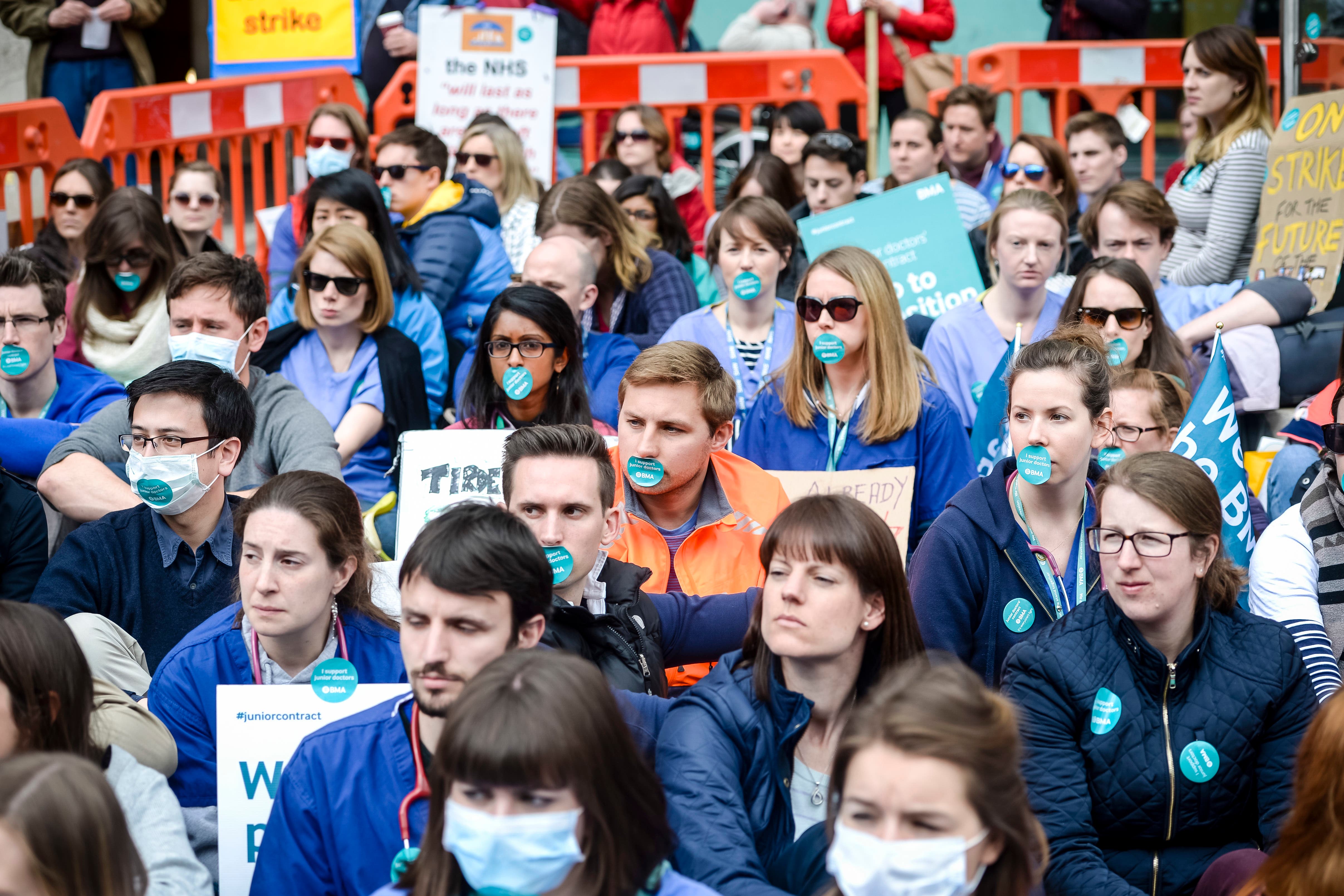 Junior doctors are to stage a walkout in a dispute over pay (PA)