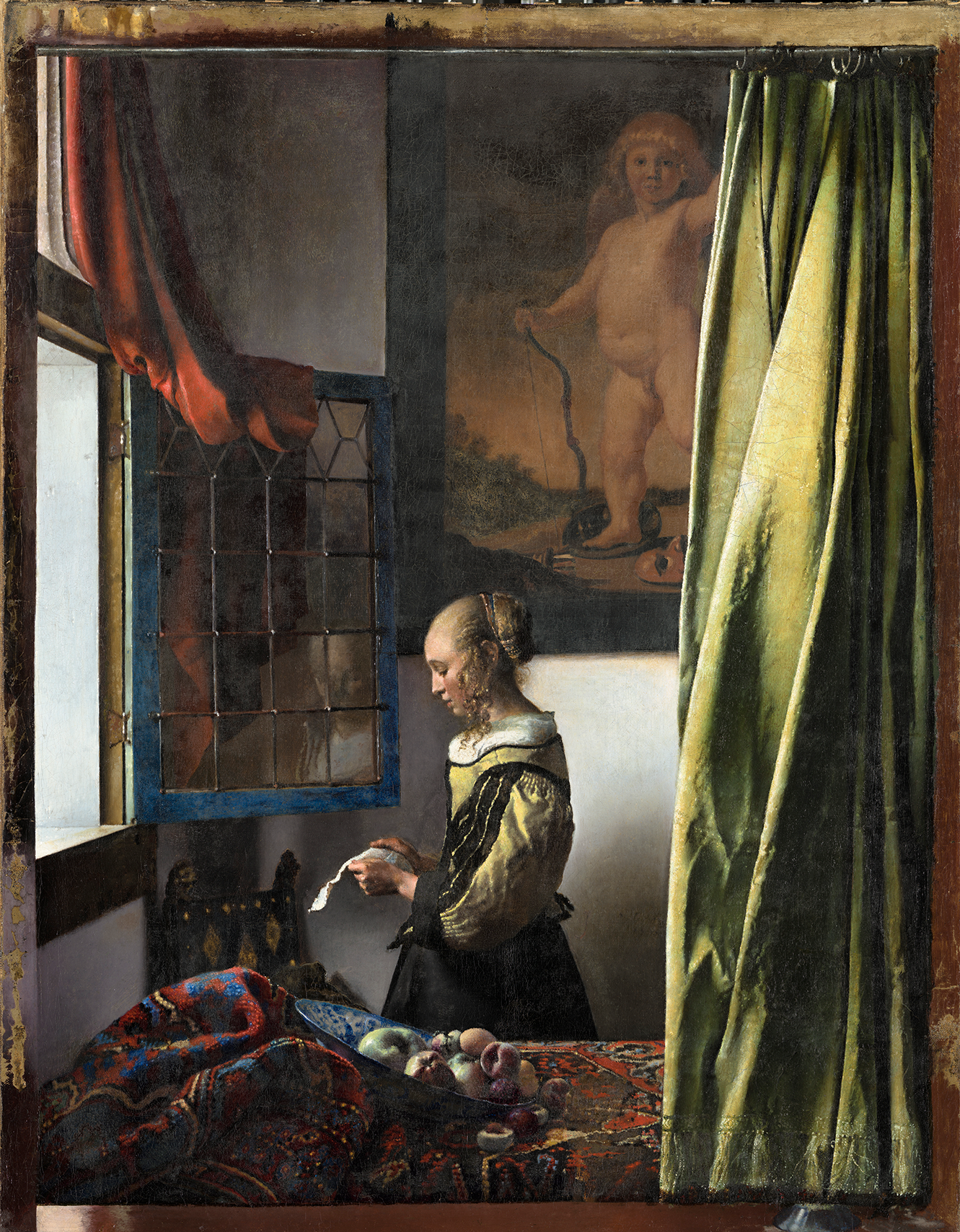 ‘Girl Reading a Letter at an Open Window’, Johannes Vermeer, 1657-58, oil on canvas