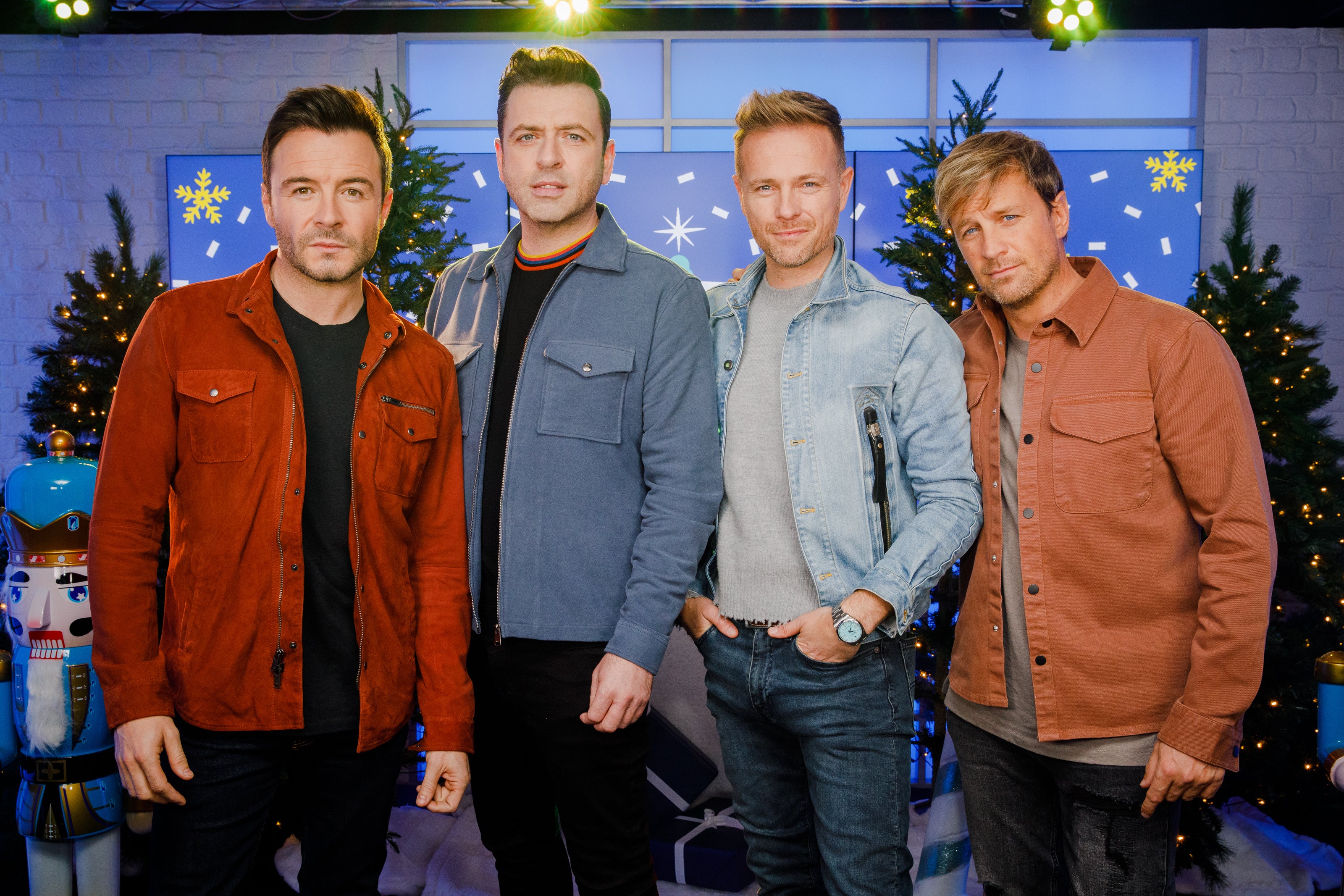 Westlife's Shane Filan, Markus Feehily, Nicky Byrne and Kian Egan