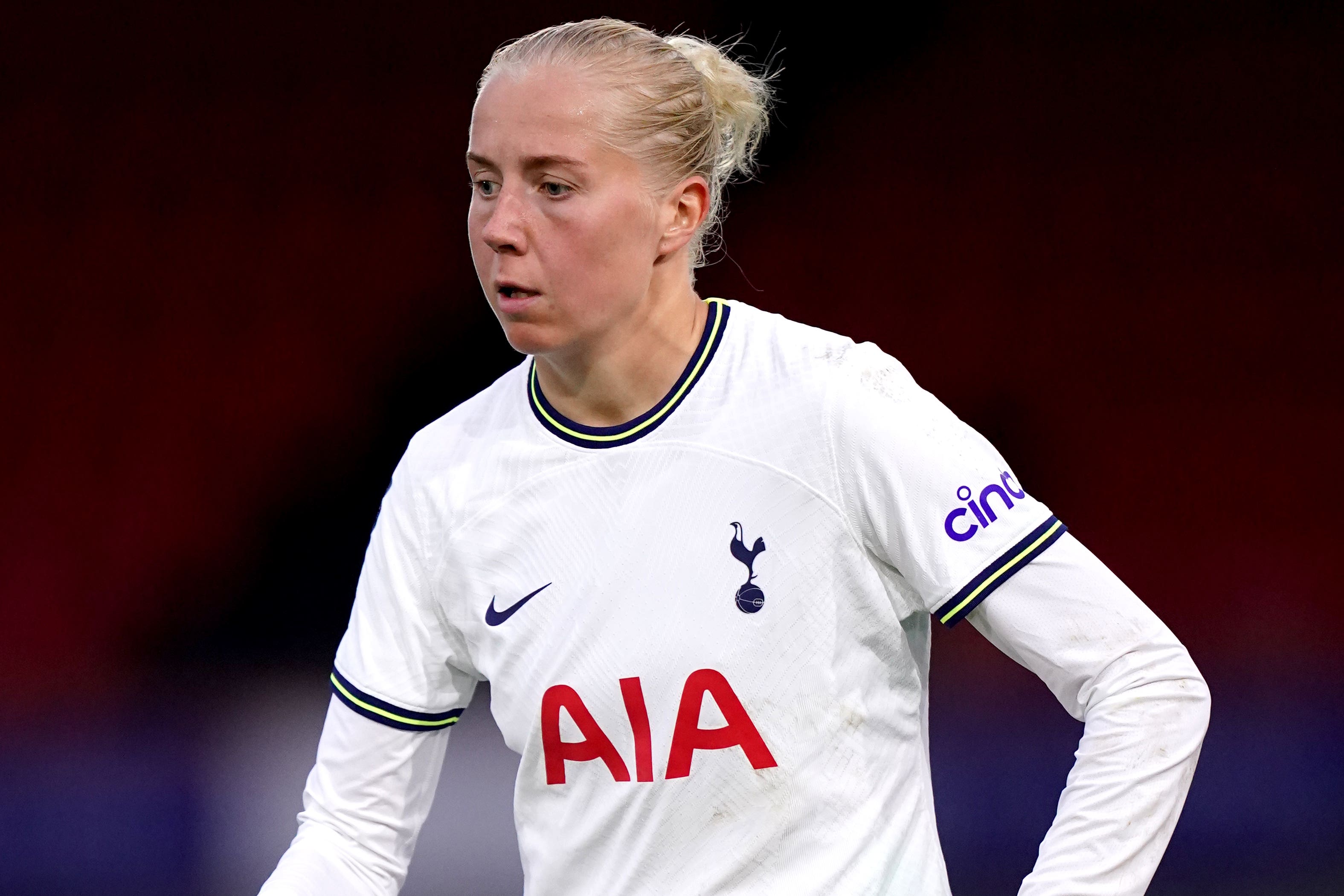 Tottenham’s Eveliina Summanen has been banned for two matches (John Walton/PA)