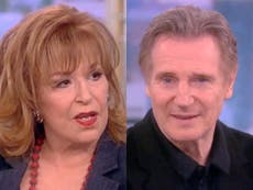 Liam Neeson found Joy Behar ‘crush’ segment on The View ‘embarrassing’