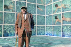David Hockney’s cigarettes set off fire alarm at launch of new exhibition