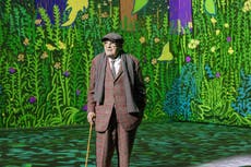 David Hockney, Lightroom review: An immersive show that synthesises Hockney’s career in utterly beguiling fashion