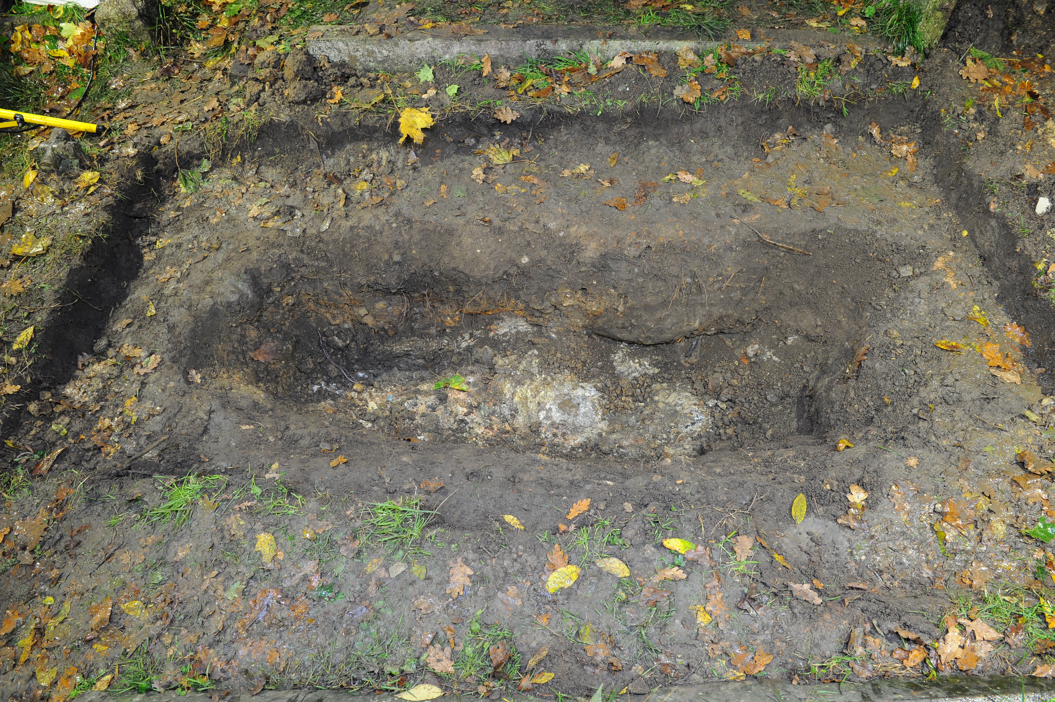 The grave in St James’s Churchyard