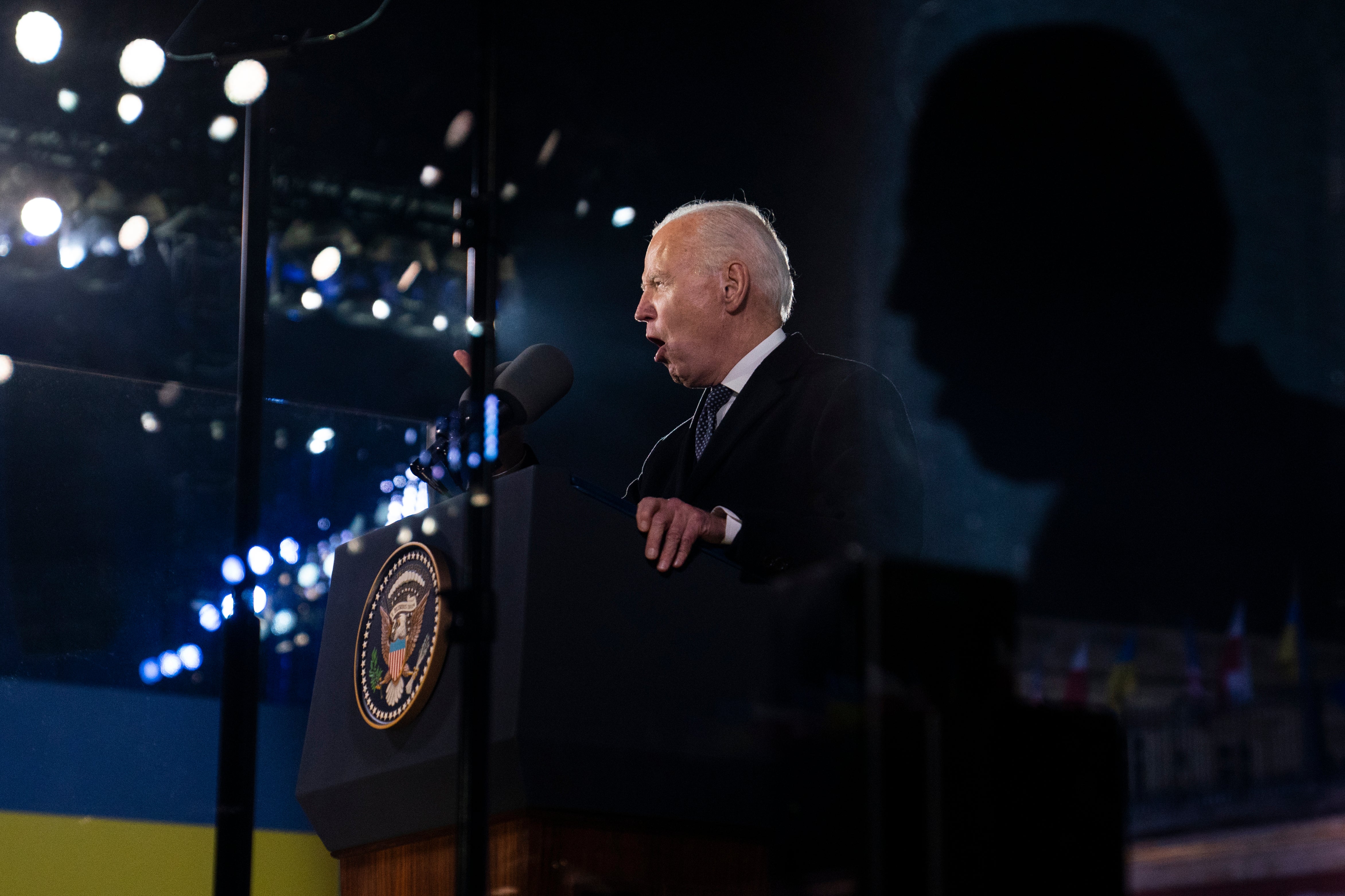 APTOPIX Biden US Poland