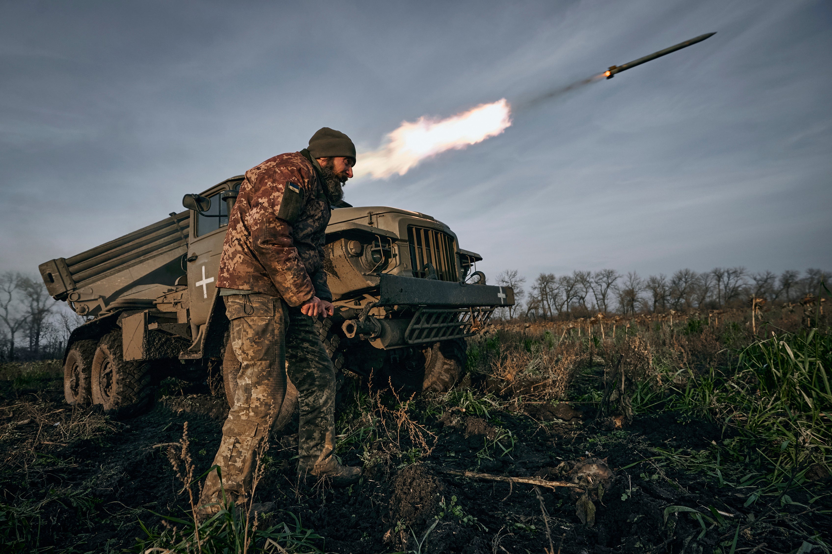 The fighting near the eastern front, around Bakhmut