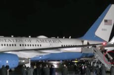 White House staffer falls down Air Force One steps during Biden’s trip to Poland