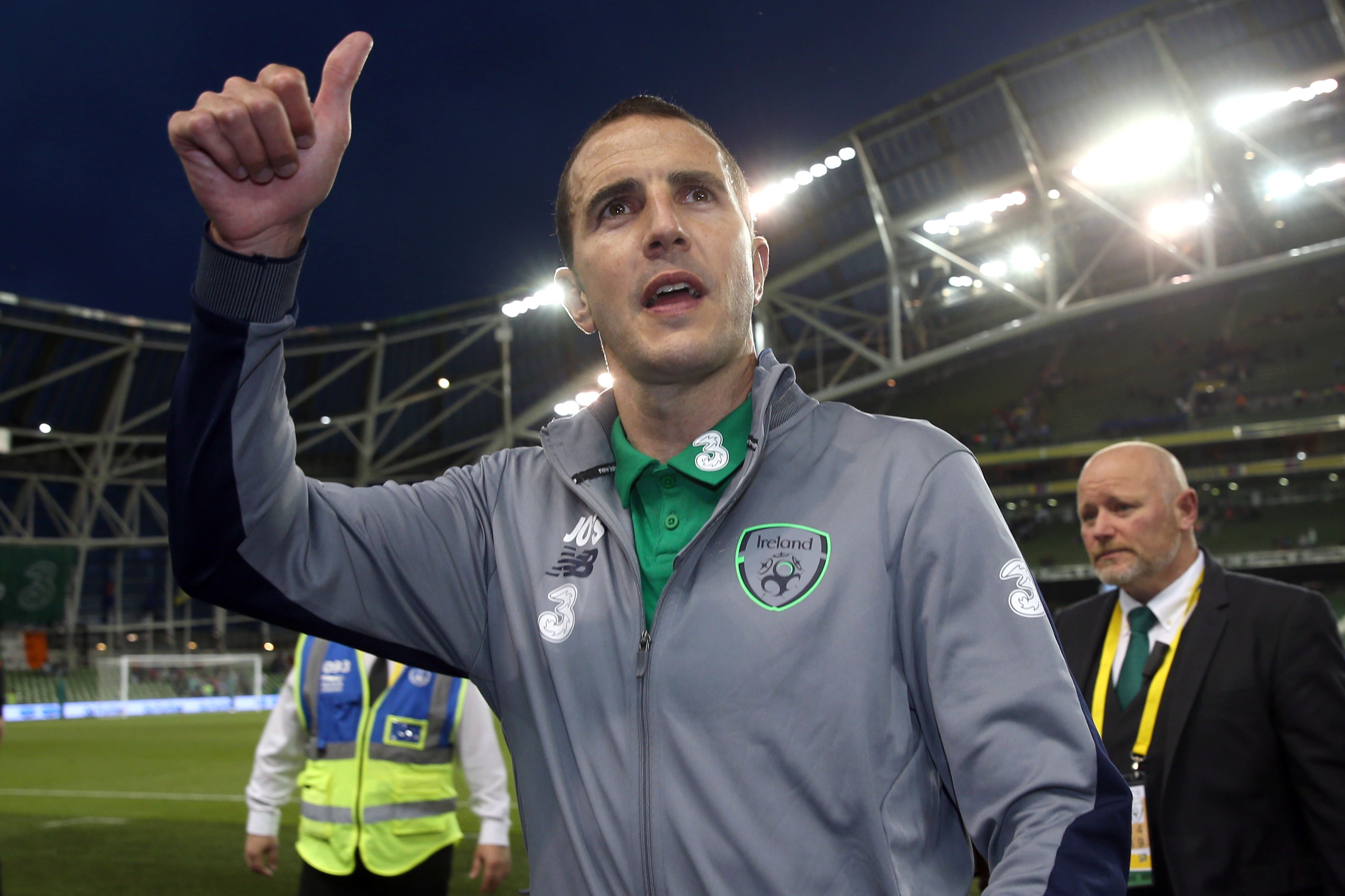 John O’Shea will join the Republic of Ireland senior men’s team as assistant coach (Brian Lawless/PA)