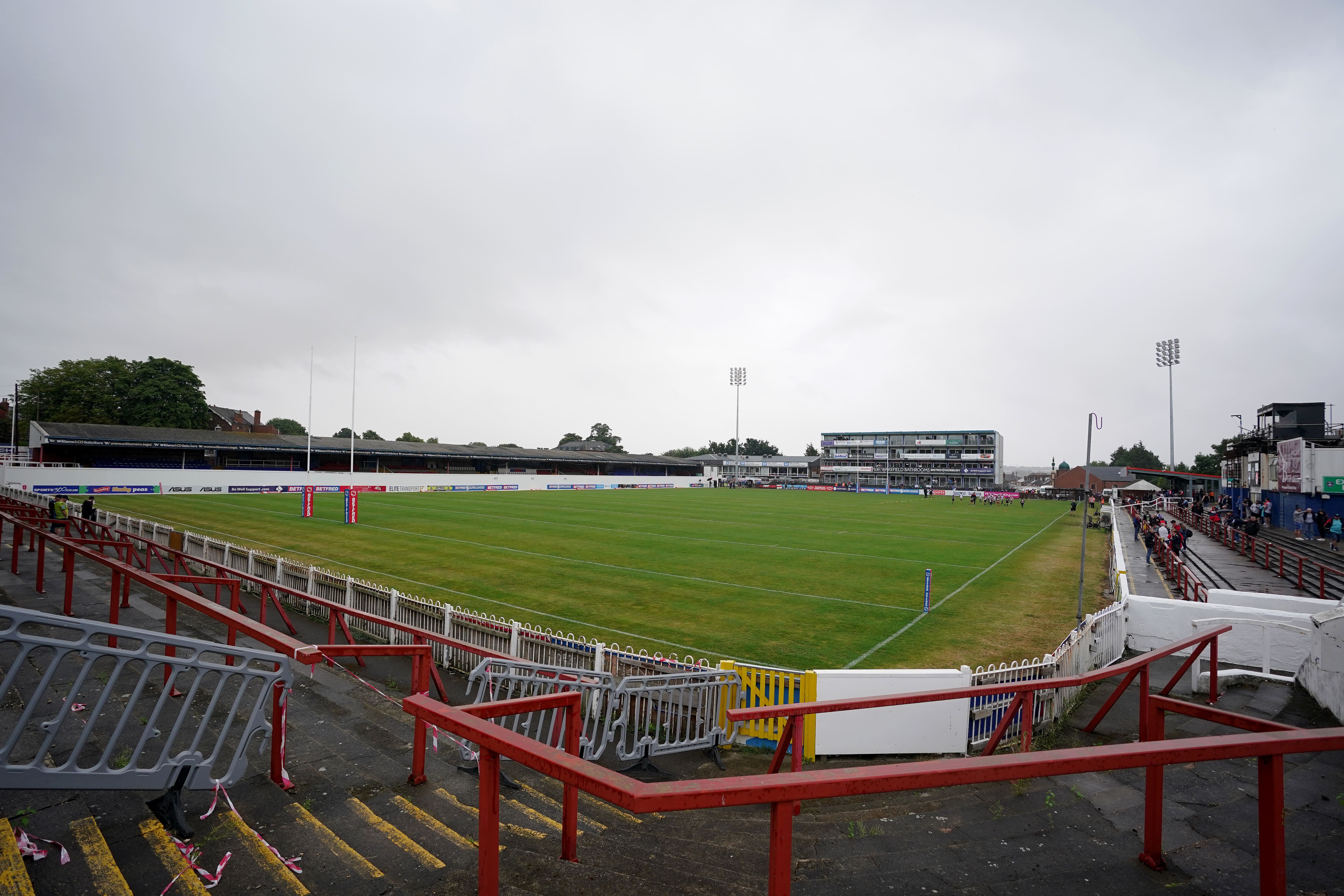 Wakefield’s Belle View stadium is currently undergoing major refurbishment (Zac Goodwin/PA)