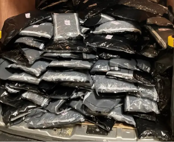 The drugs were in a parcel labelled ‘machinery for dry cleaning'