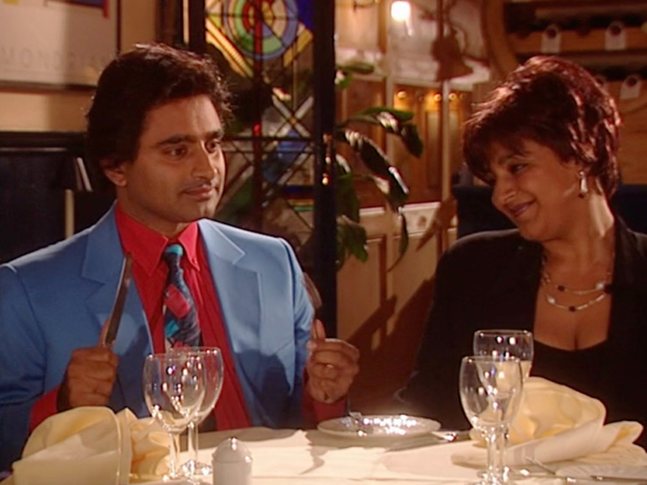 Bhaskar became a household name 25 years ago in his BBC sketch show ‘Goodness Gracious Me’ with his future wife Meera Syal – the show memorably lampooned British Asian stereotypes