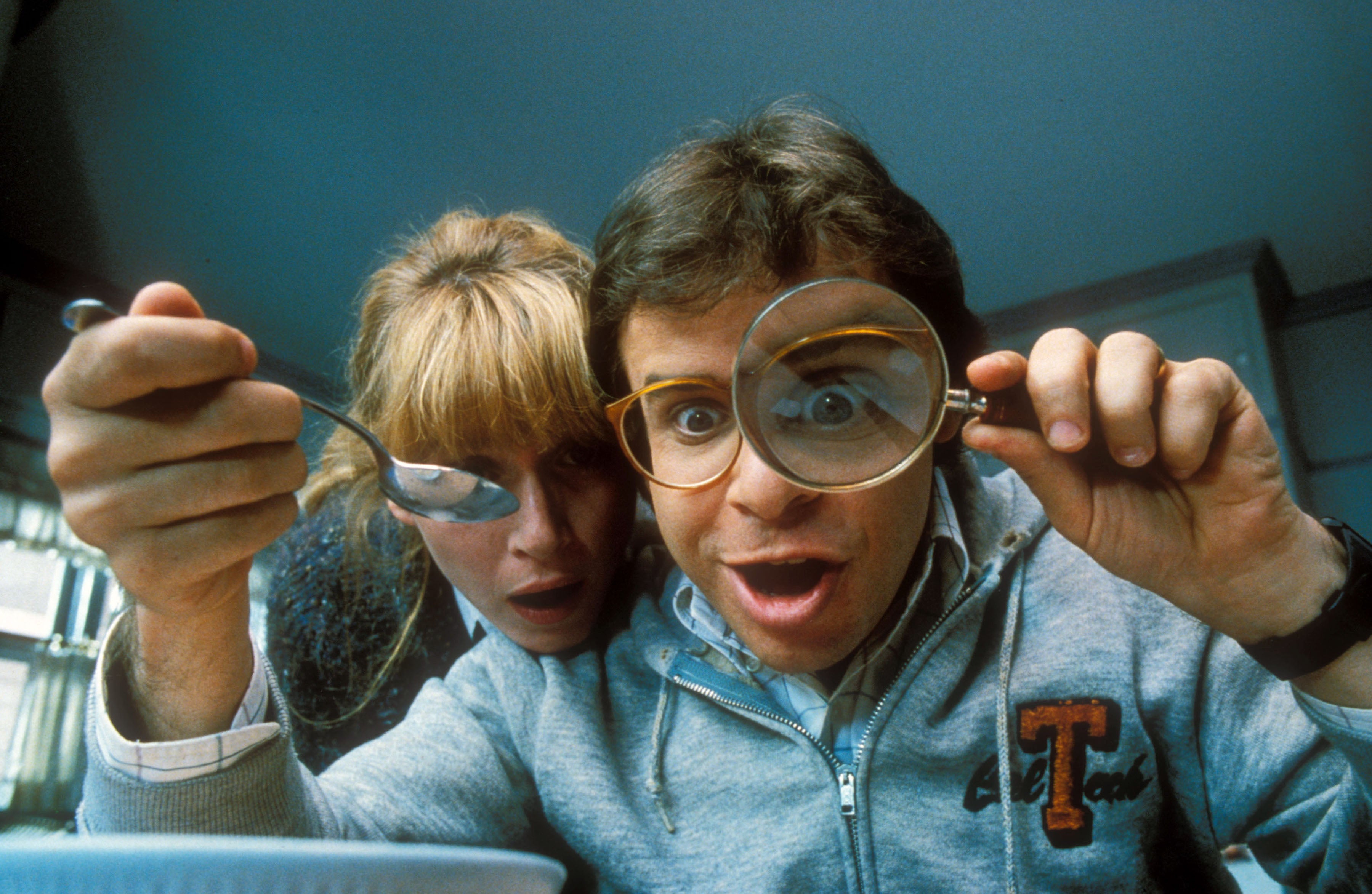 Rick Moranis, star of 1989’s ‘Honey, I Shrunk the Kids’, played on their nerd appeal