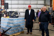 Trump brags about bringing ‘Trump water’ to families affected by Ohio train derailment