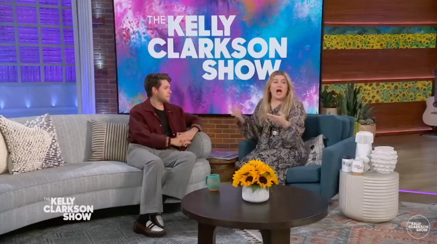 Niall Horan is a guest on The Kelly Clarkson Show