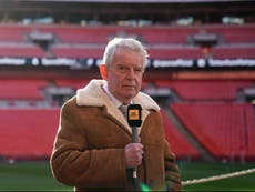 John Motson, legendary BBC football commentator, dies aged 77