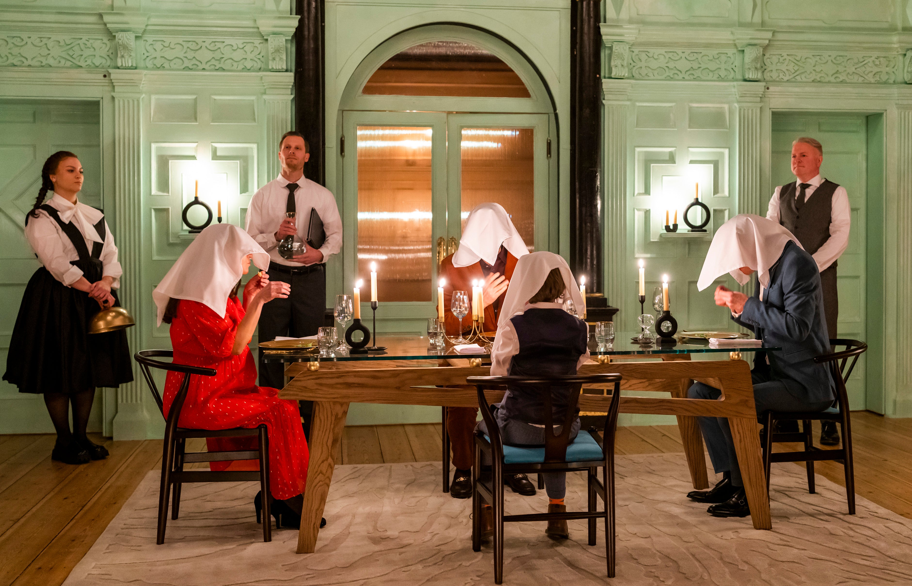 A scene from ‘The Winter’s Tale’ at Shakespeare’s Globe, London, directed by Sean Holmes