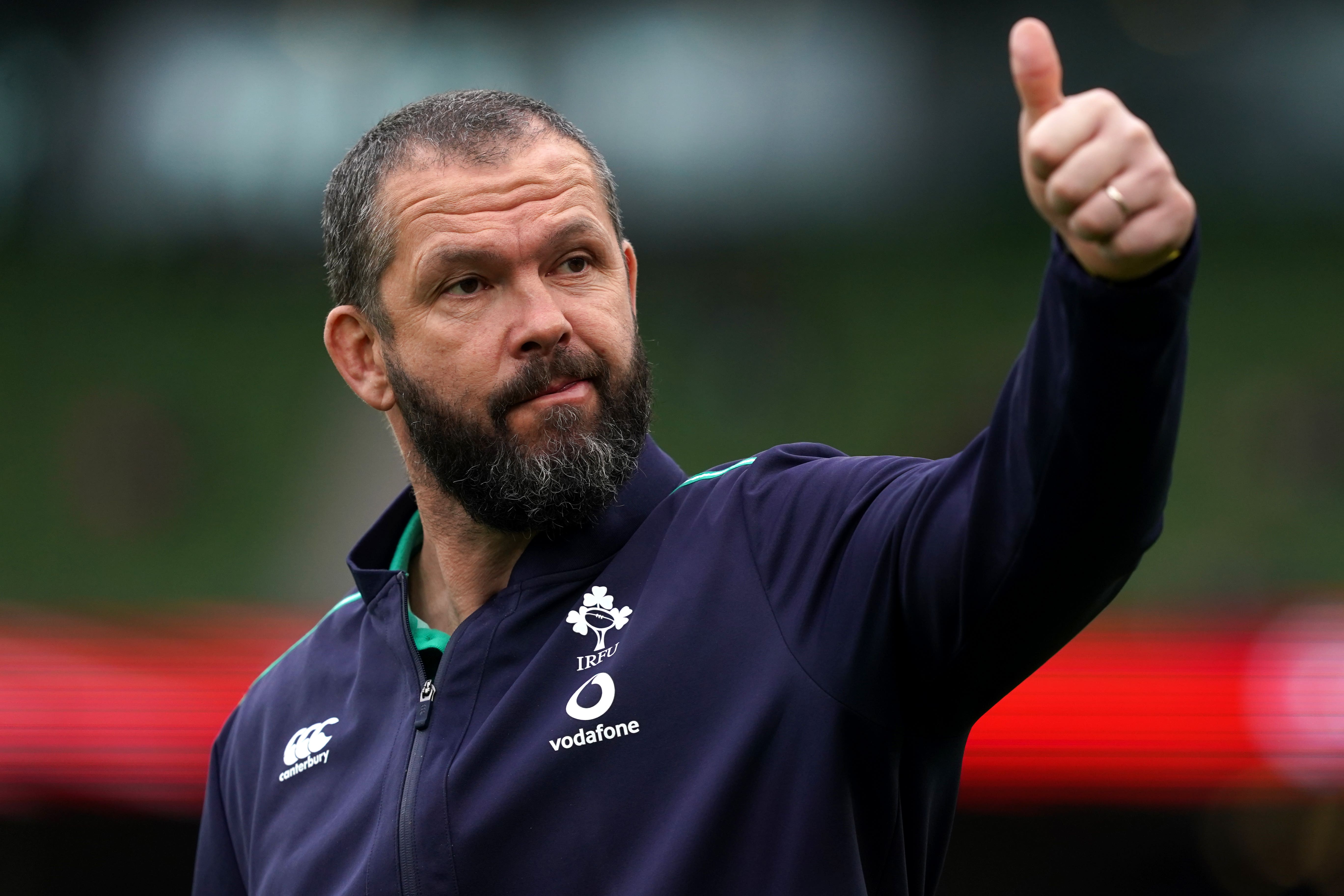 Ireland head coach Andy Farrell, pictured, has backed Ross Byrne and Craig Casey to deliver (Brian Lawless/PA)