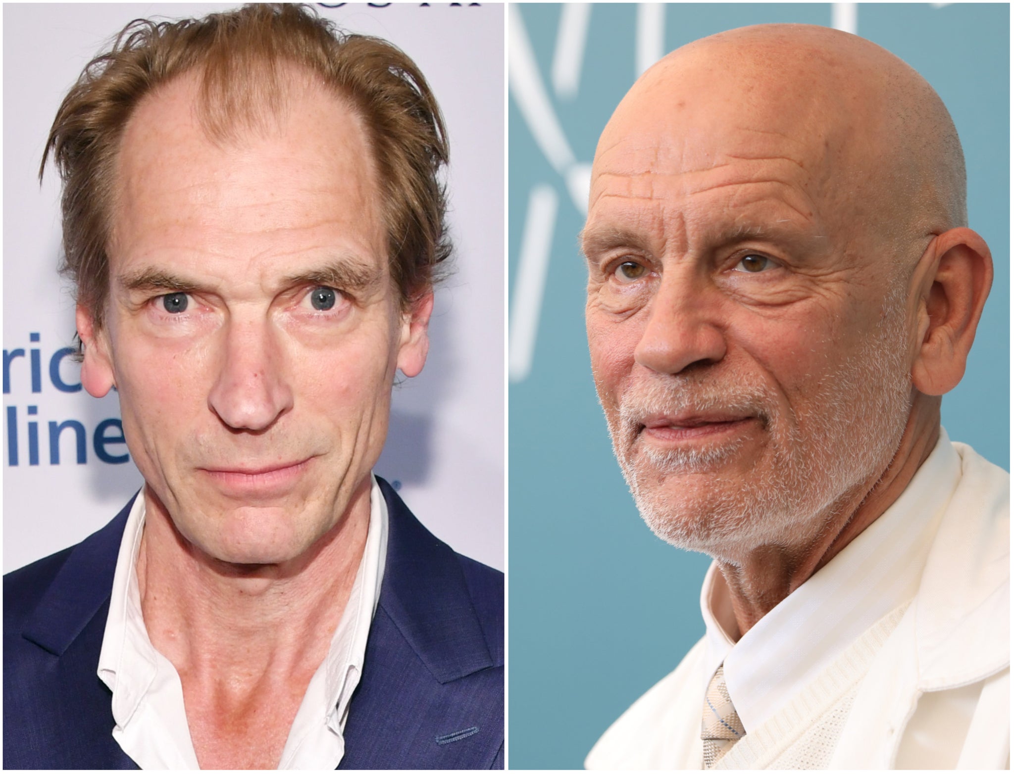 Julian Sands (left) and John Malkovich