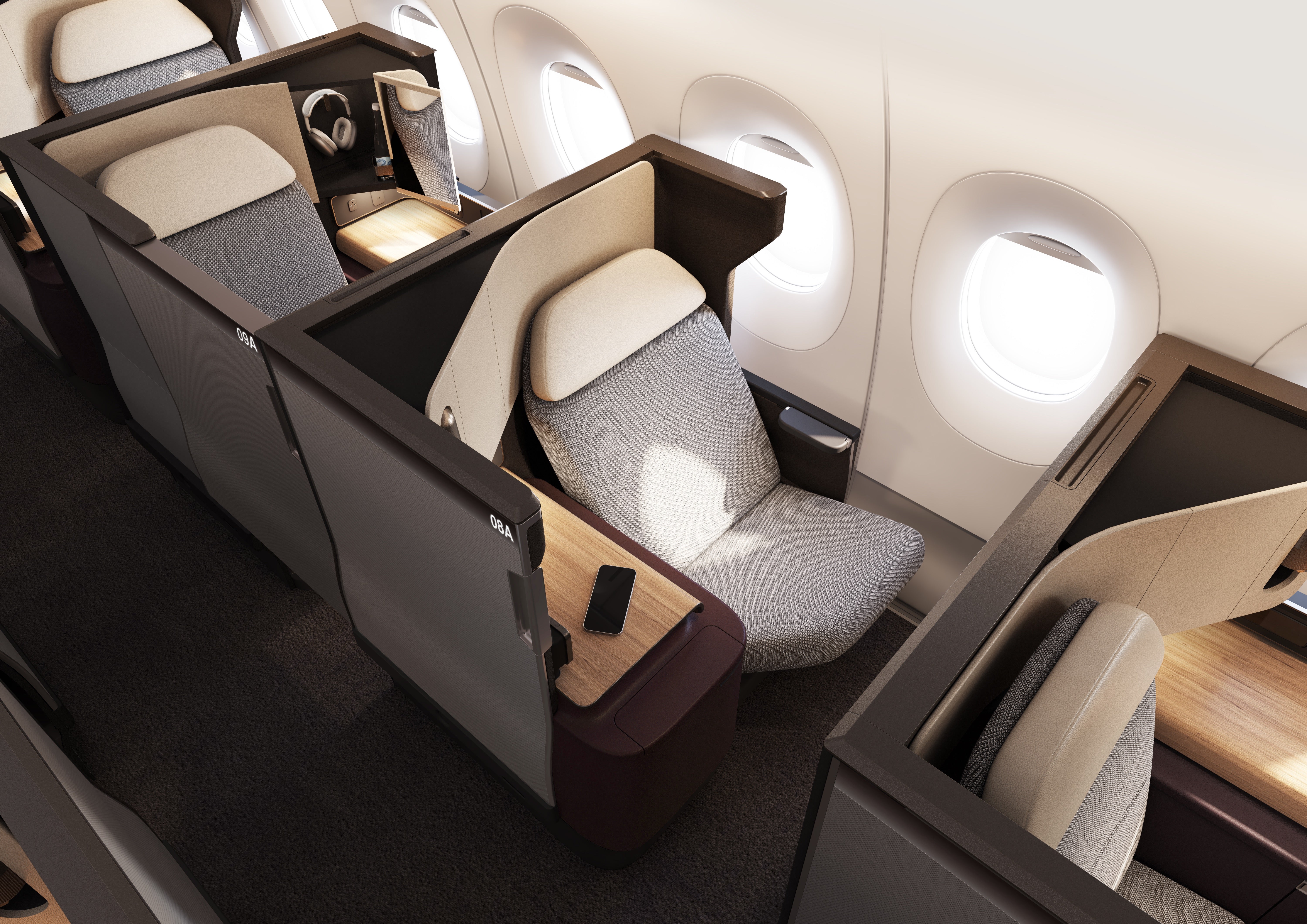 Business class on the new Qantas Project Sunrise service