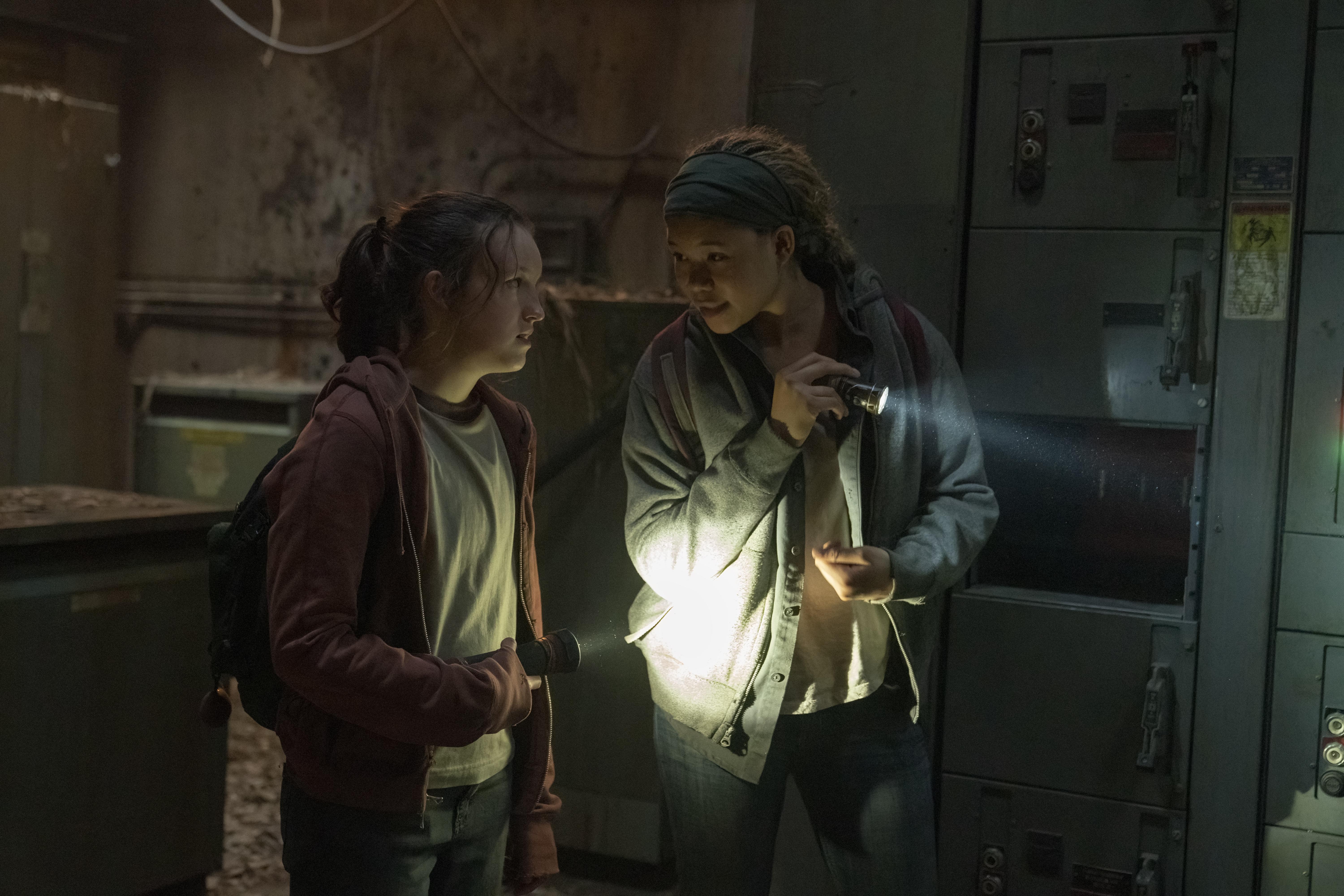 Bella Ramsey and Storm Reid in ‘The Last of Us’