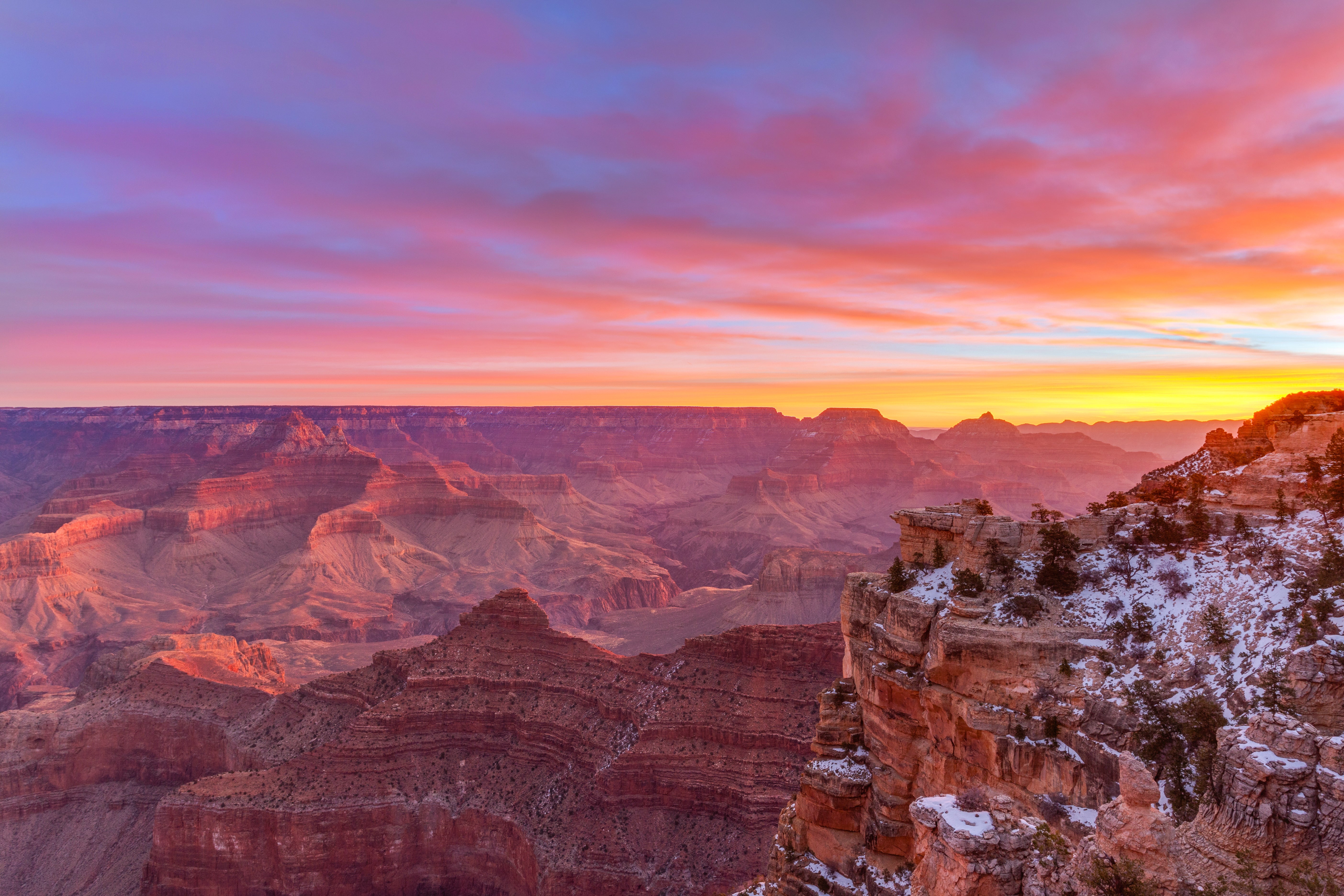 Enjoy incredible views and bucket list sunsets at the Grand Canyon