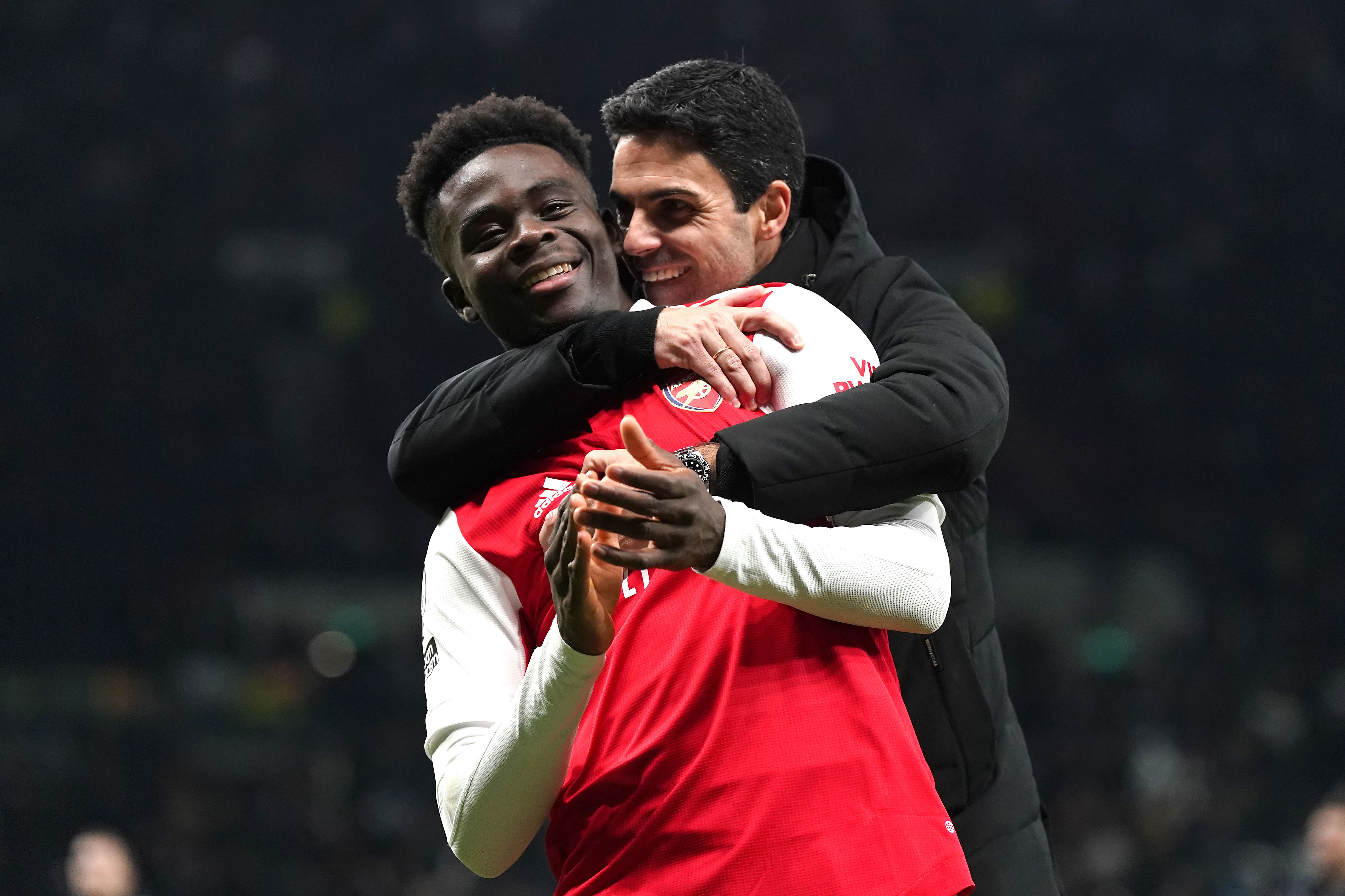 Arsenal manager Mikel Arteta wants referees to offer protection to Bukayo Saka (Nick Potts/PA)