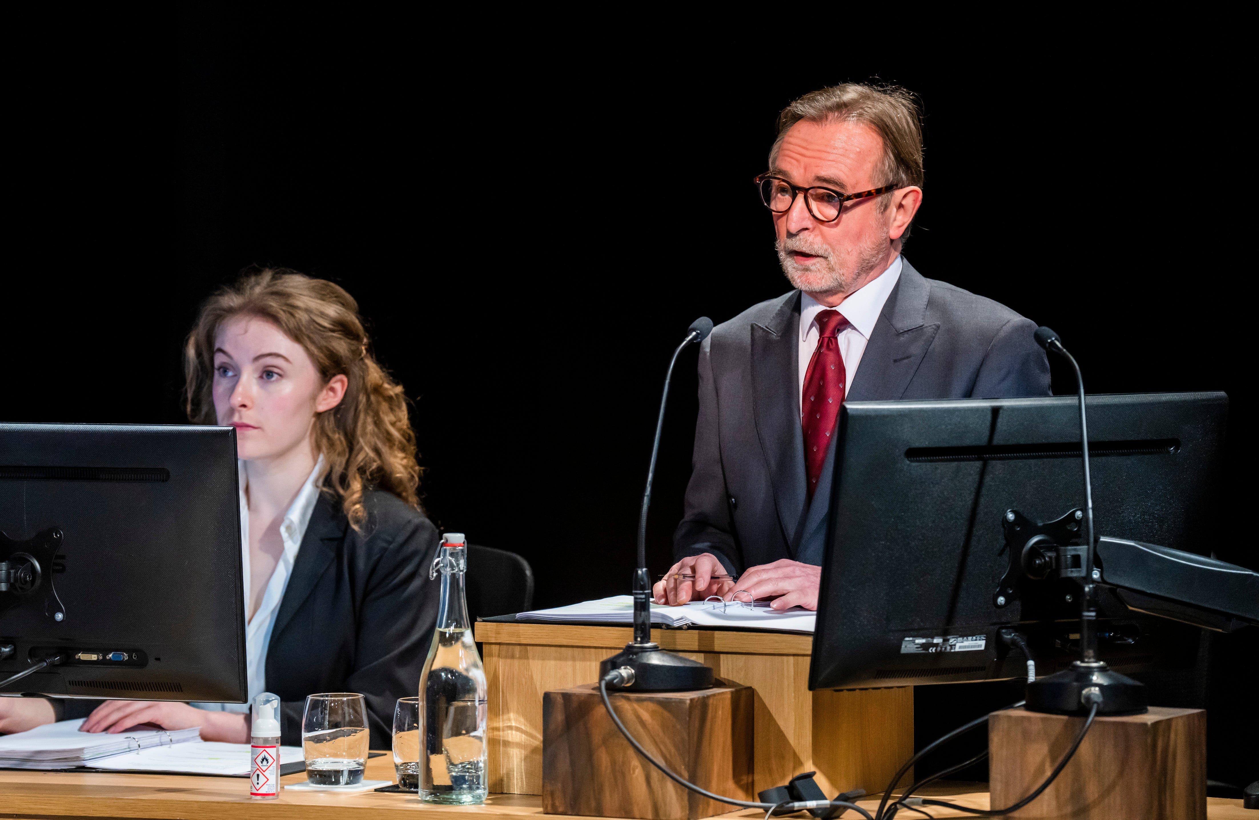 Ron Cook (right) in ‘Grenfell: System Failure'