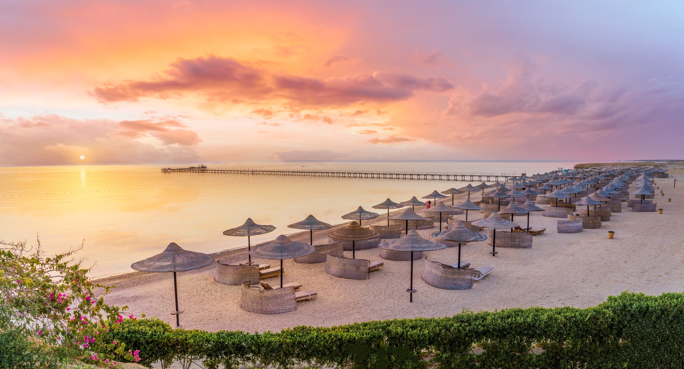 Marsa Alam is a resort town looking out onto the Red Sea