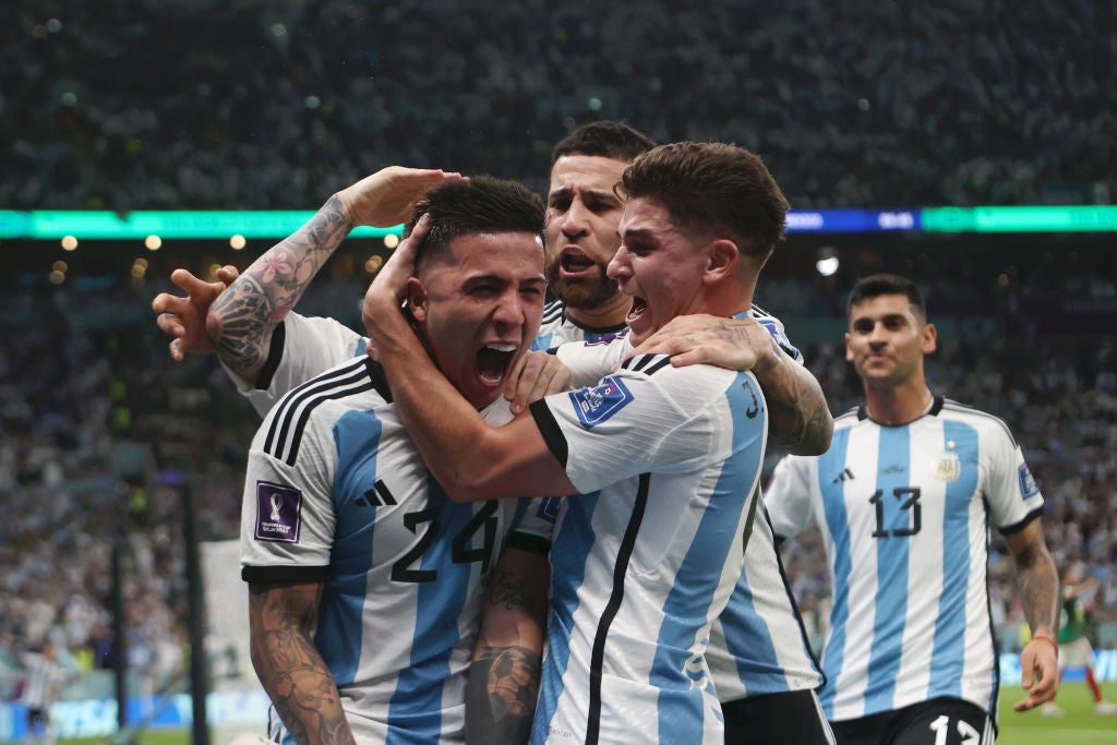 Fernandez forced his way into the Argentina team after scoring against Mexico