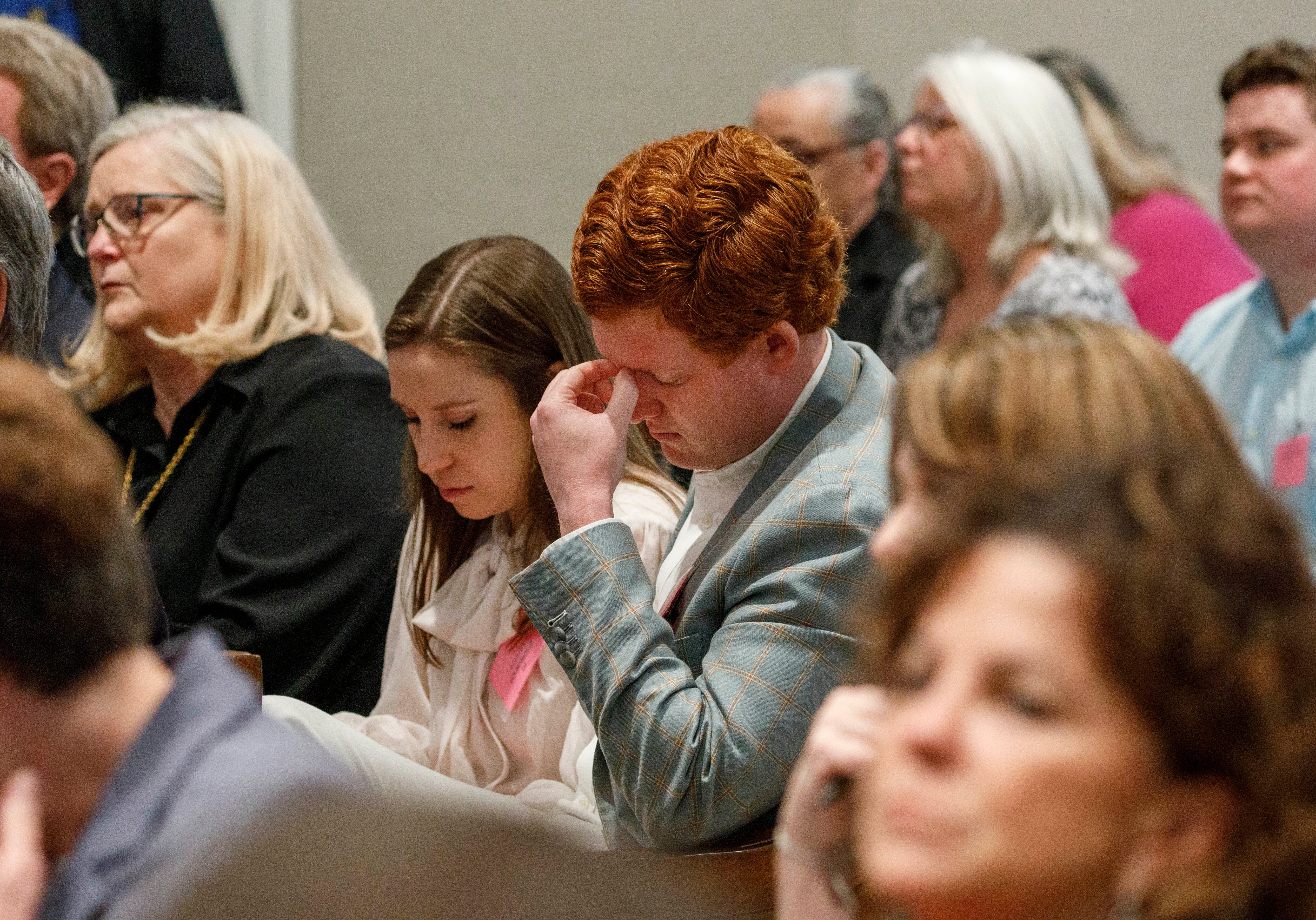 Buster Murdaugh listens to his father testify on Thursday