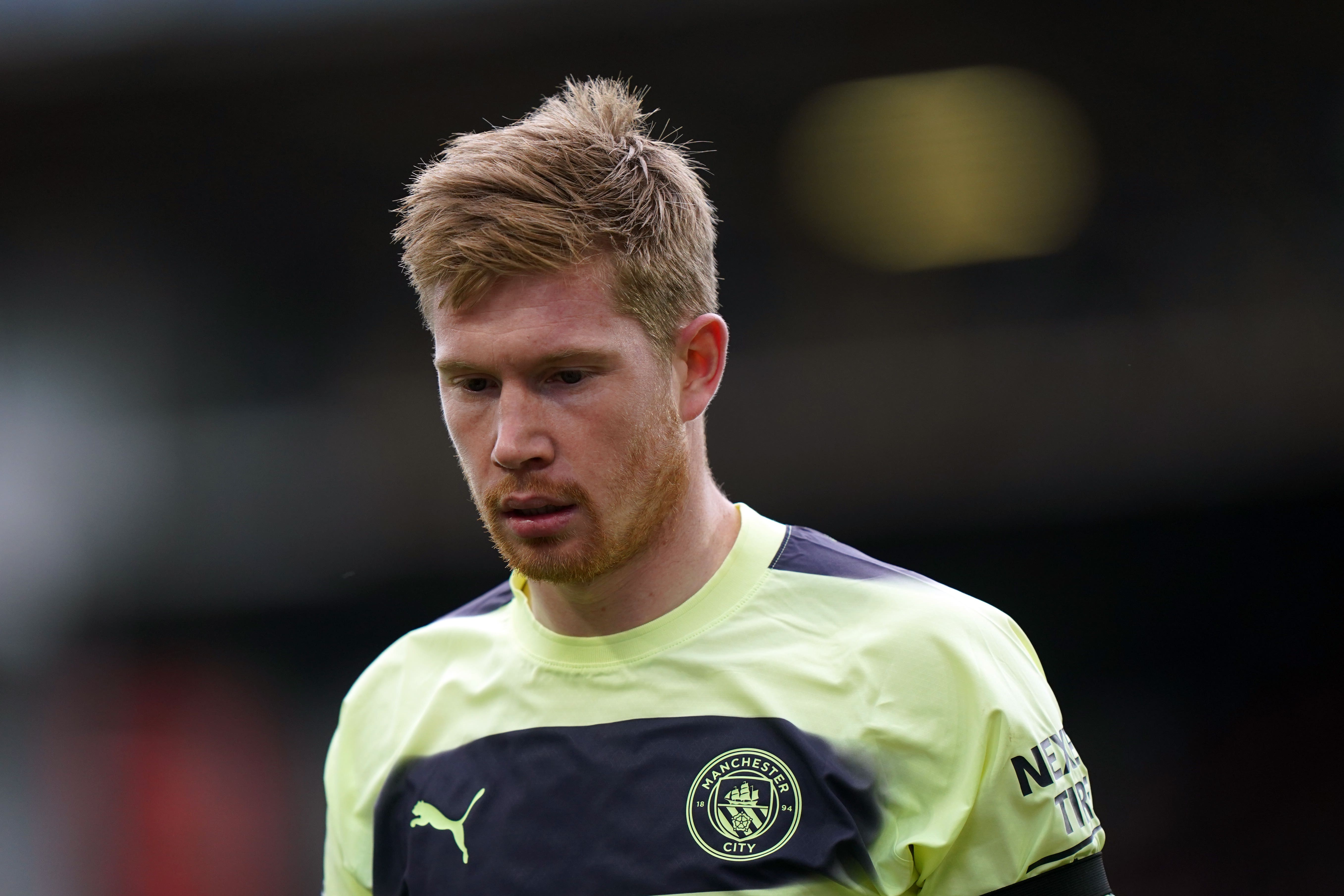 Manchester City’s Kevin De Bruyne (Tim Goode/PA)