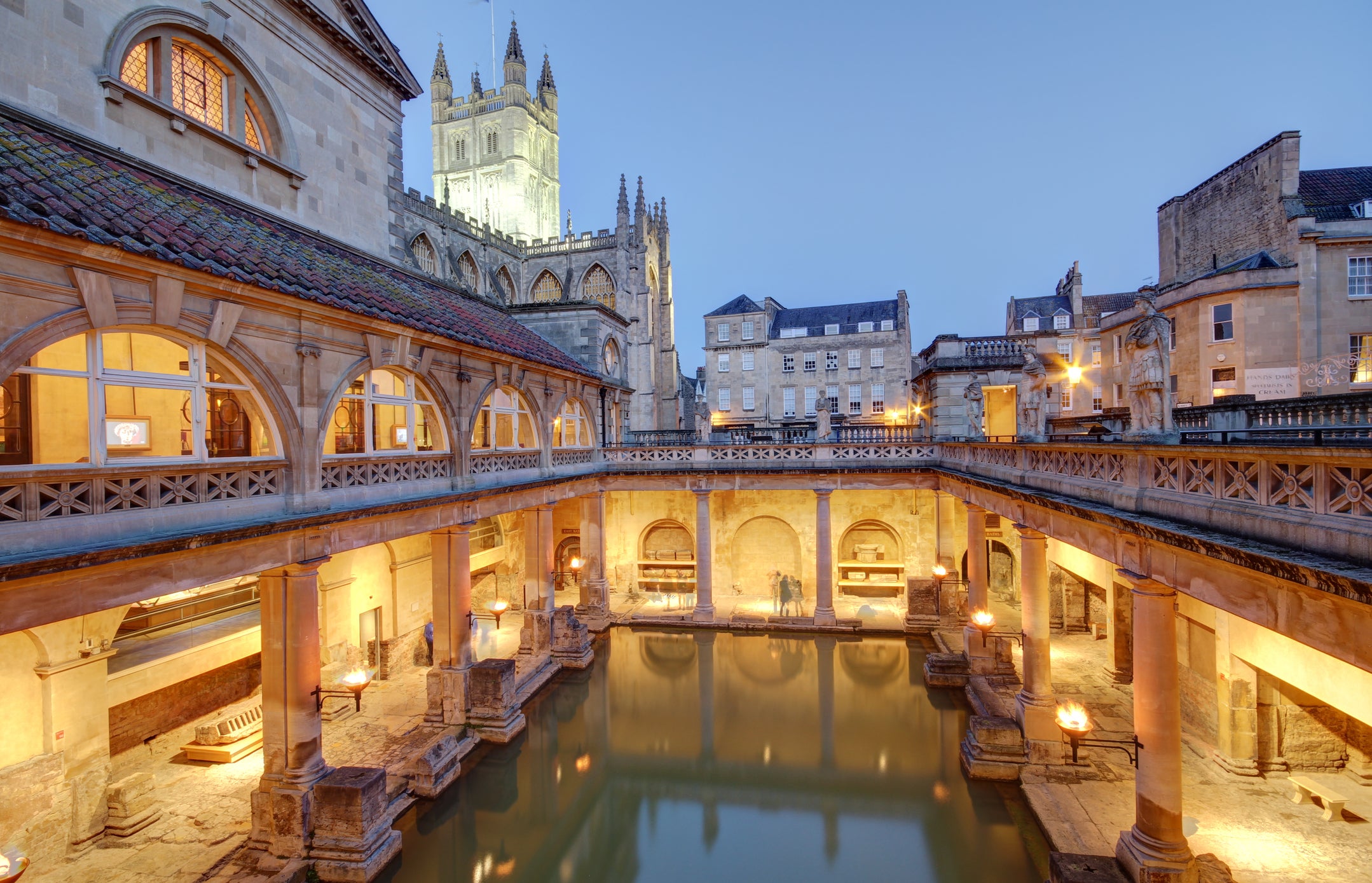 The Roman Baths in Bath, England