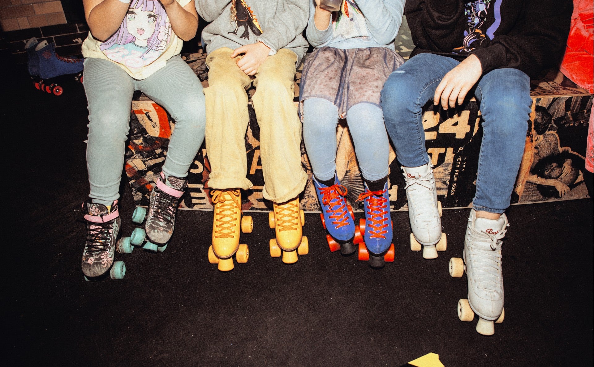 The roller rink is the ultimate location for a children’s party