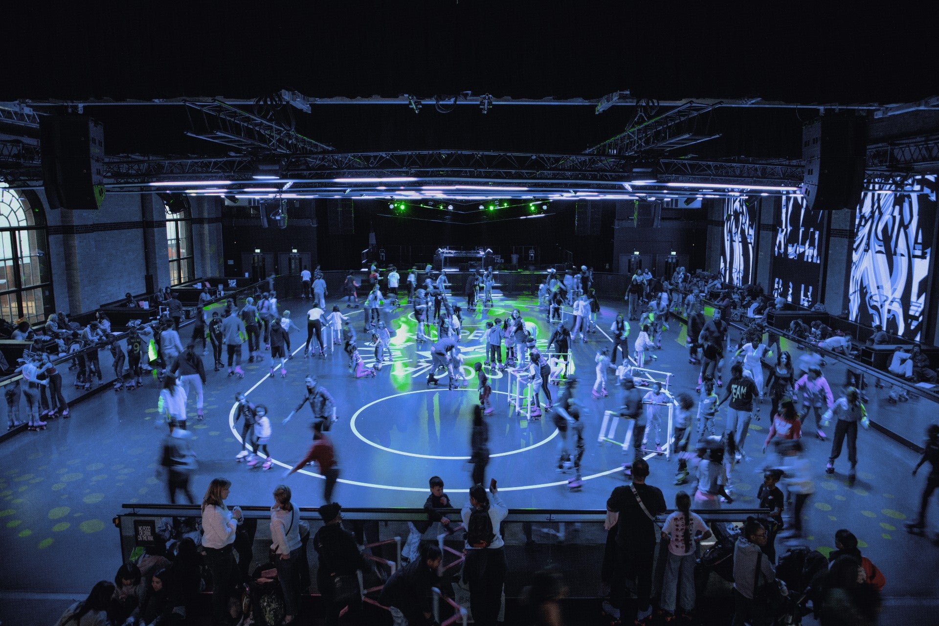 London’s only dedicated roller rink is housed in a grade II-listed building in Westfield, White City