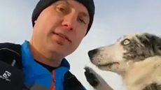 Fitness enthusiast runs marathon in London with his dogs every day in bid for world record