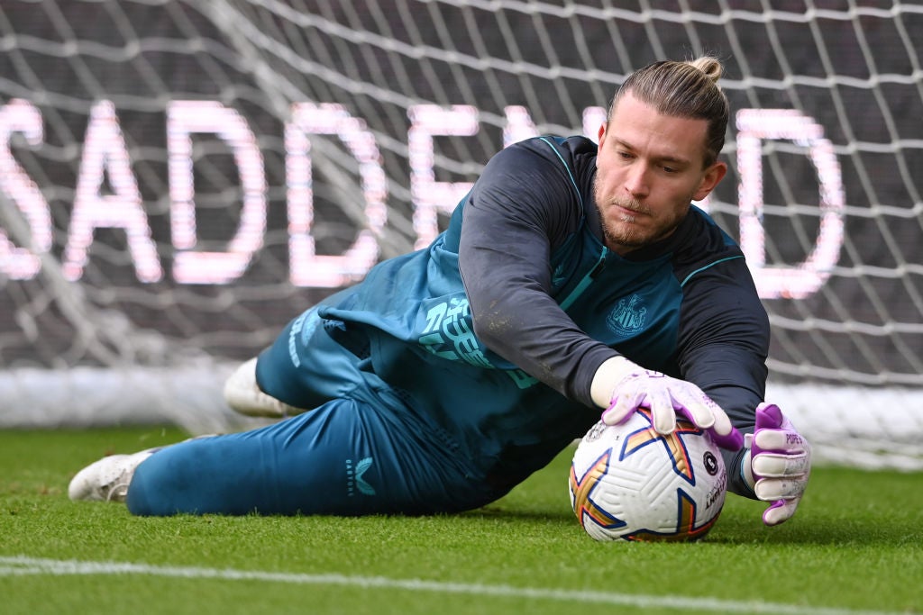 Loris Karius is set to start for Newcastle