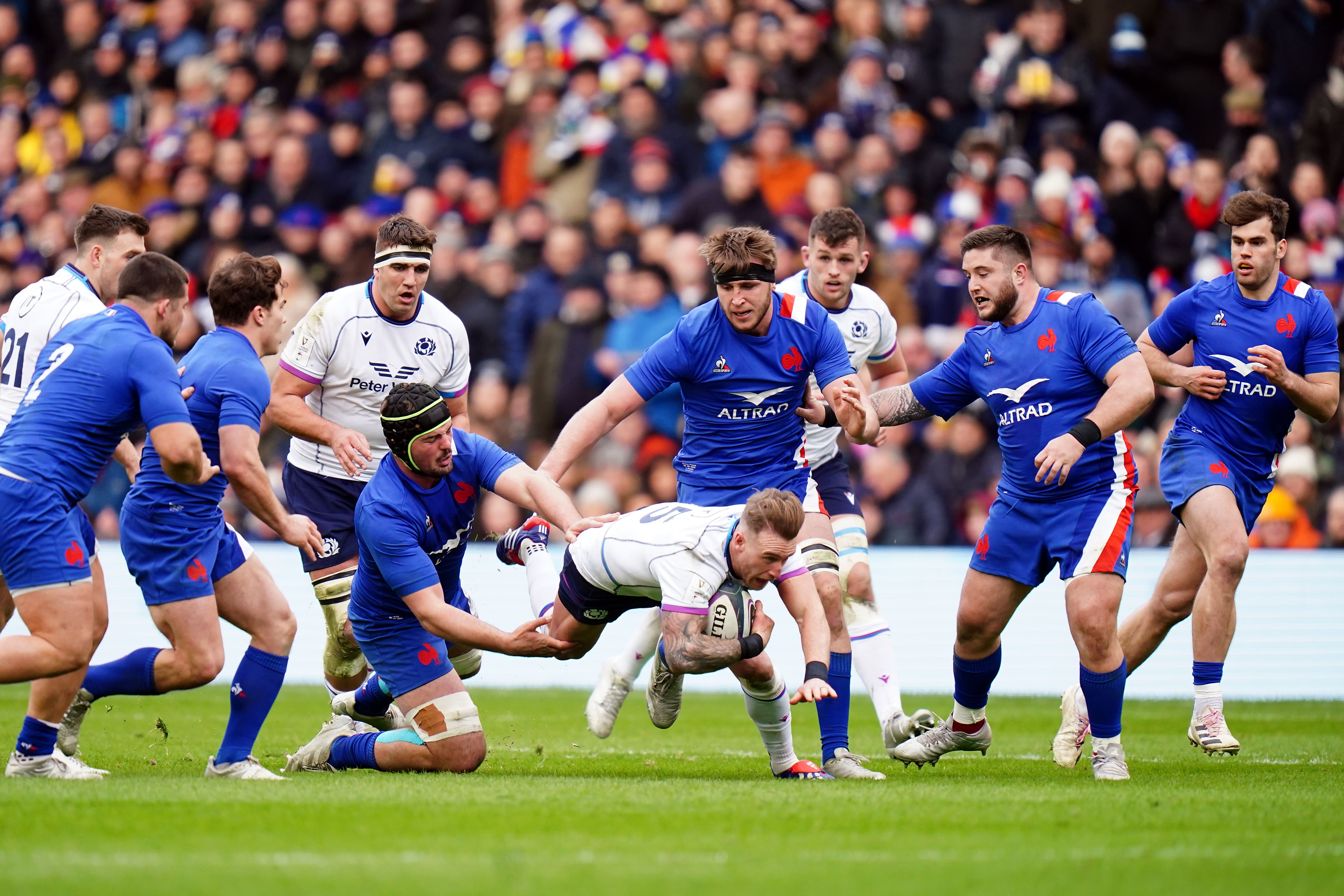 Scotland face France in Paris on Sunday (Jane Barlow/PA)