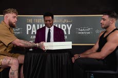 Jake Paul apologises for leaking birth of Tommy Fury’s baby: ‘I didn’t mean to’