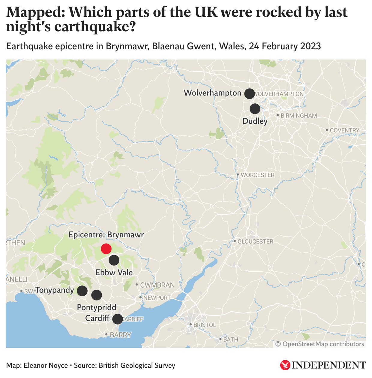 Mapped: Which parts of the UK were rocked by last night’s earthquake?