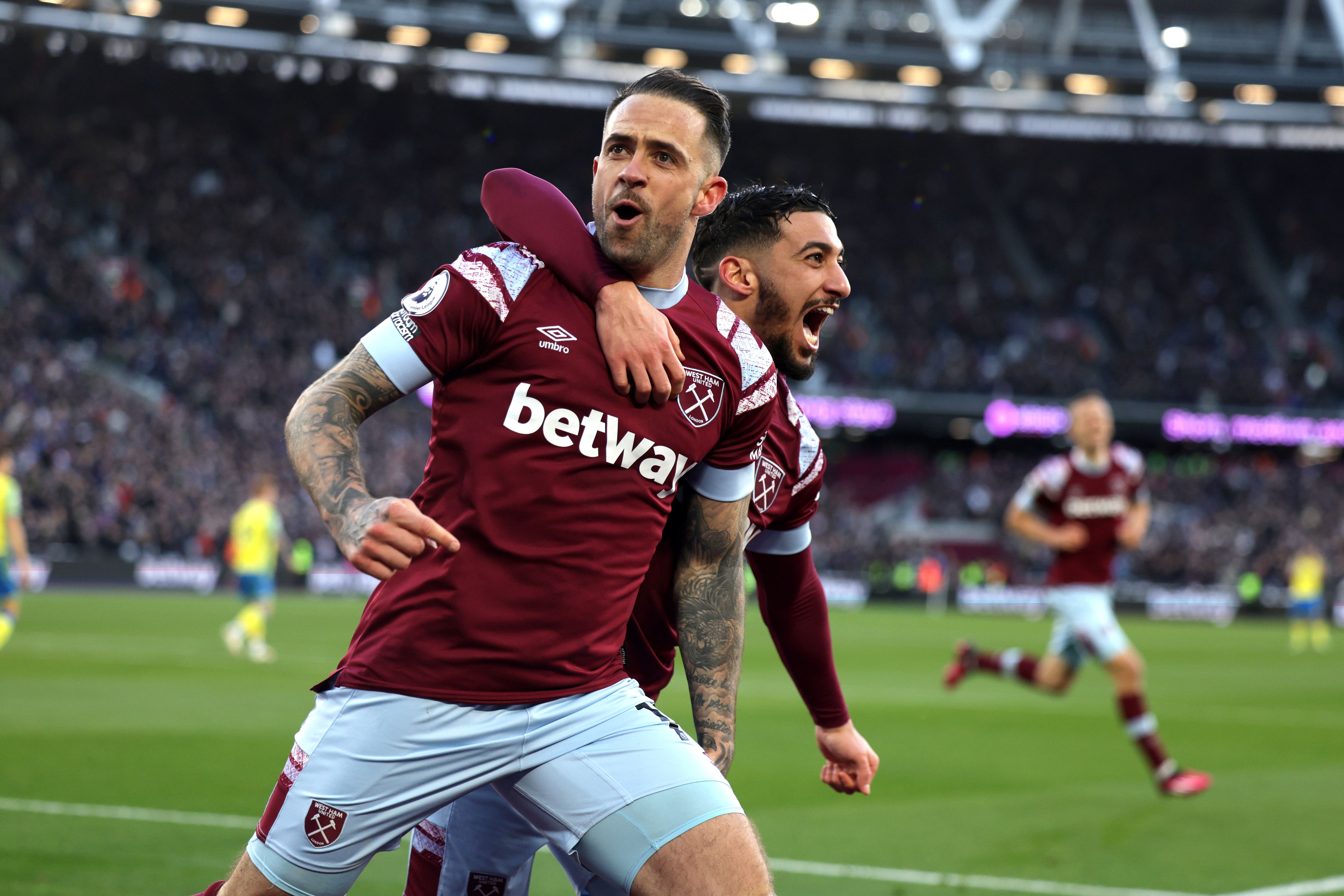 West Ham United’s Danny Ings