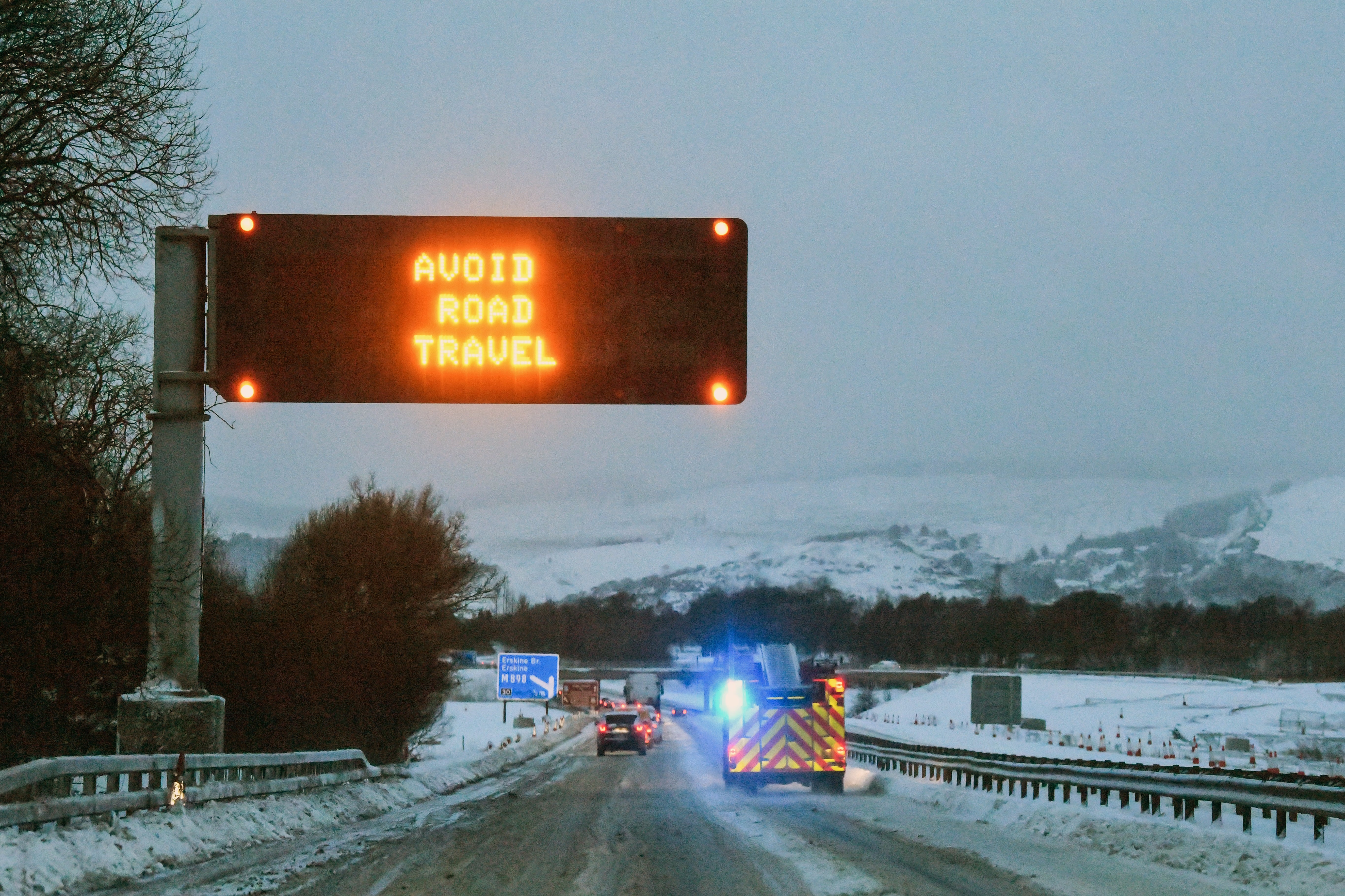 Travel disruptions are at high risk in Scotland and parts of East England from next week