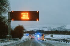 Mapped: Where snow will fall as weather warnings issued