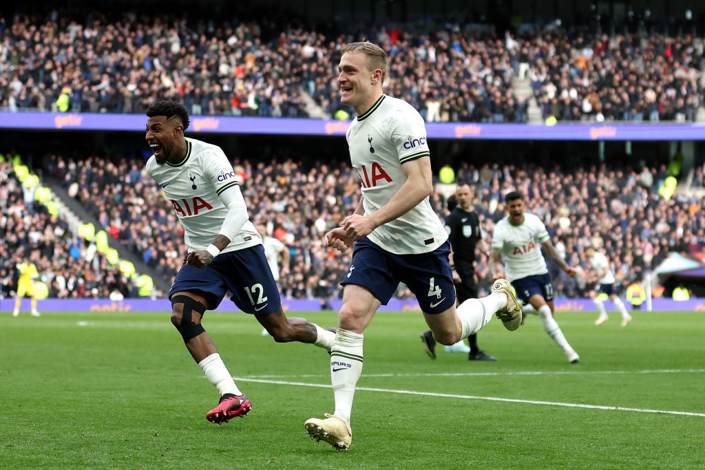 Oliver Skipp scored his first Tottenham goal